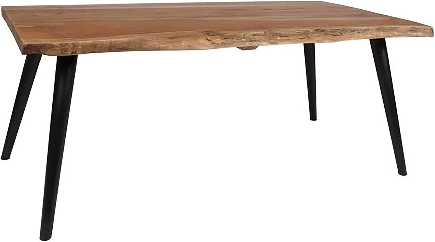 Couchtisch Caddy mit Baumkante, 110, 45, 60 cm