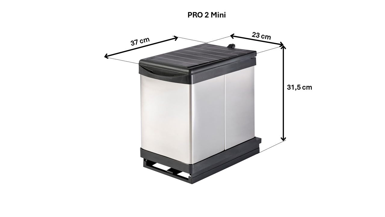 Ausziehbarer Küchen Mülleimer Müllomatic PRO 2 Mini, MINI 2