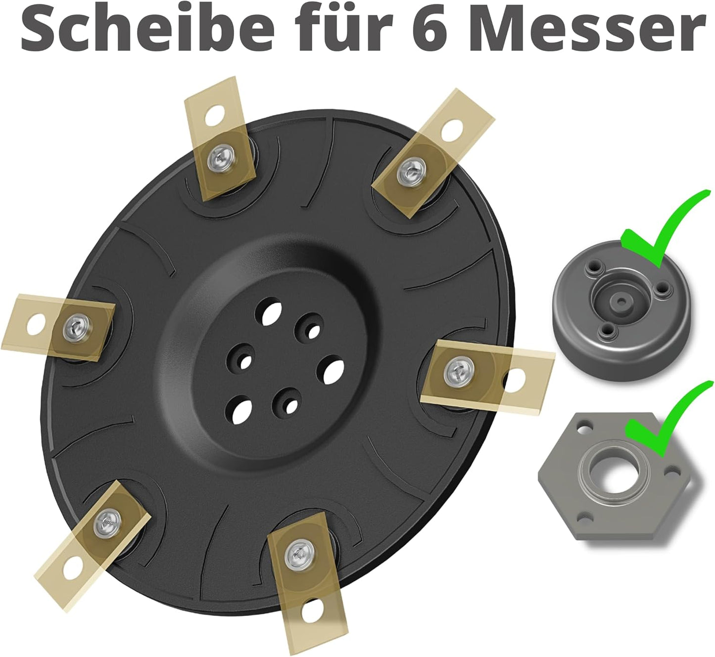 Messerscheibe für Landroid Mähroboter (ohne Klingen)