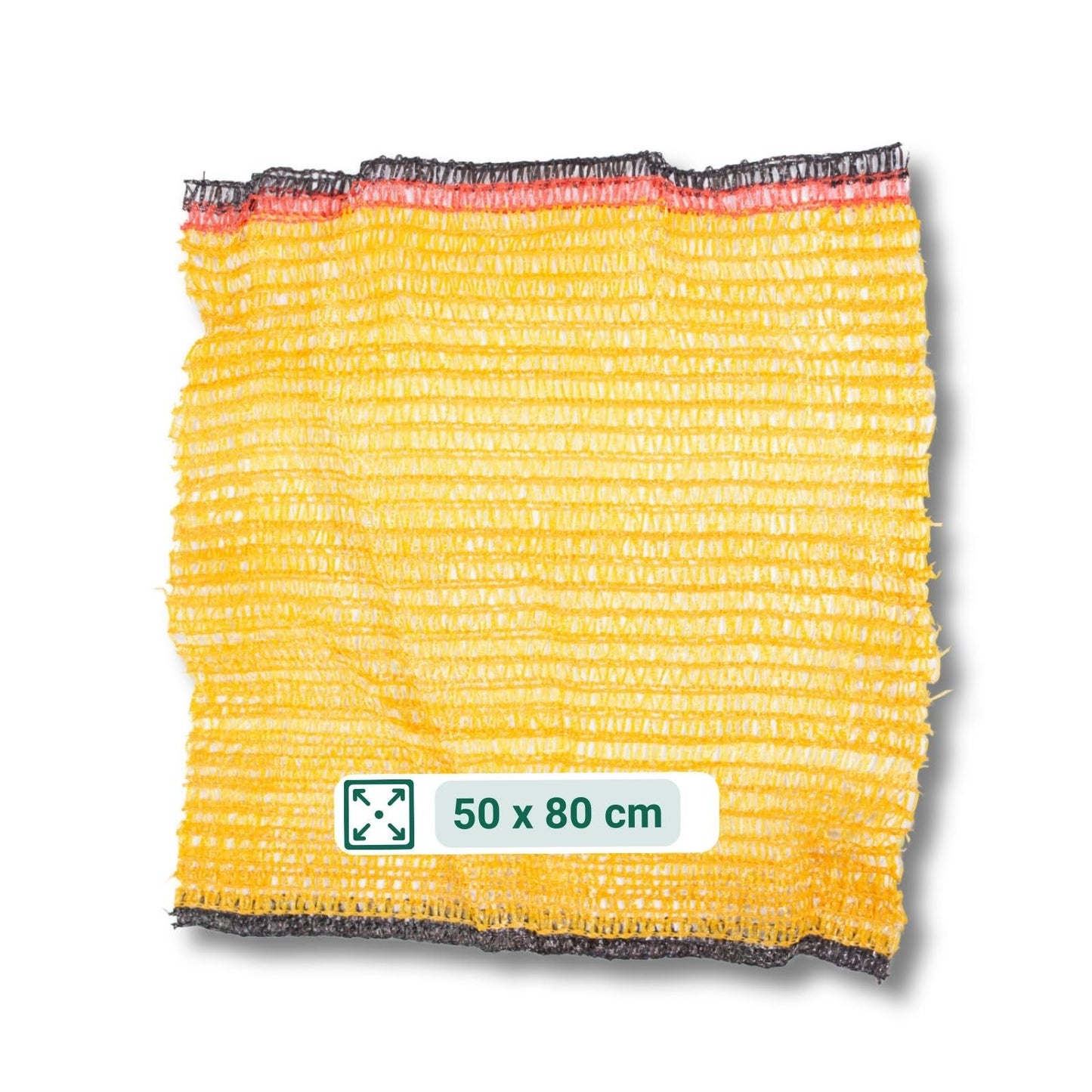 Kartoffelsäcke mit Zugband (100 Stück, 25 kg), 25 kg - 50 x 80 cm Gelbgold