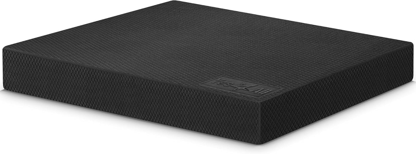 Balance-Pad für Stabilitätstraining, Schwarz XL - 48.26 x 38.1 x 5.72 cm