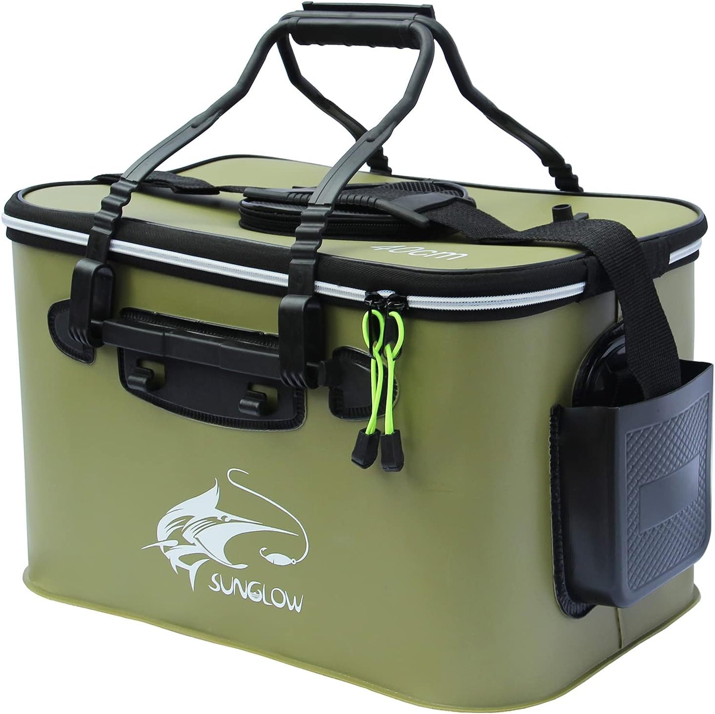 Angelköder Behälter, Armeegrün, 30L