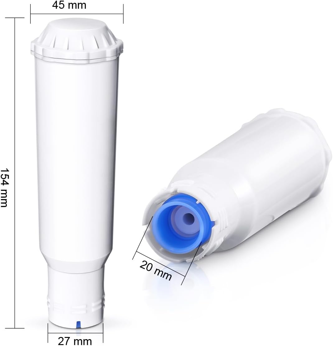 6-teiliges Wasserfilterpatronen-Set für Kaffeemaschinen, 6 Stück