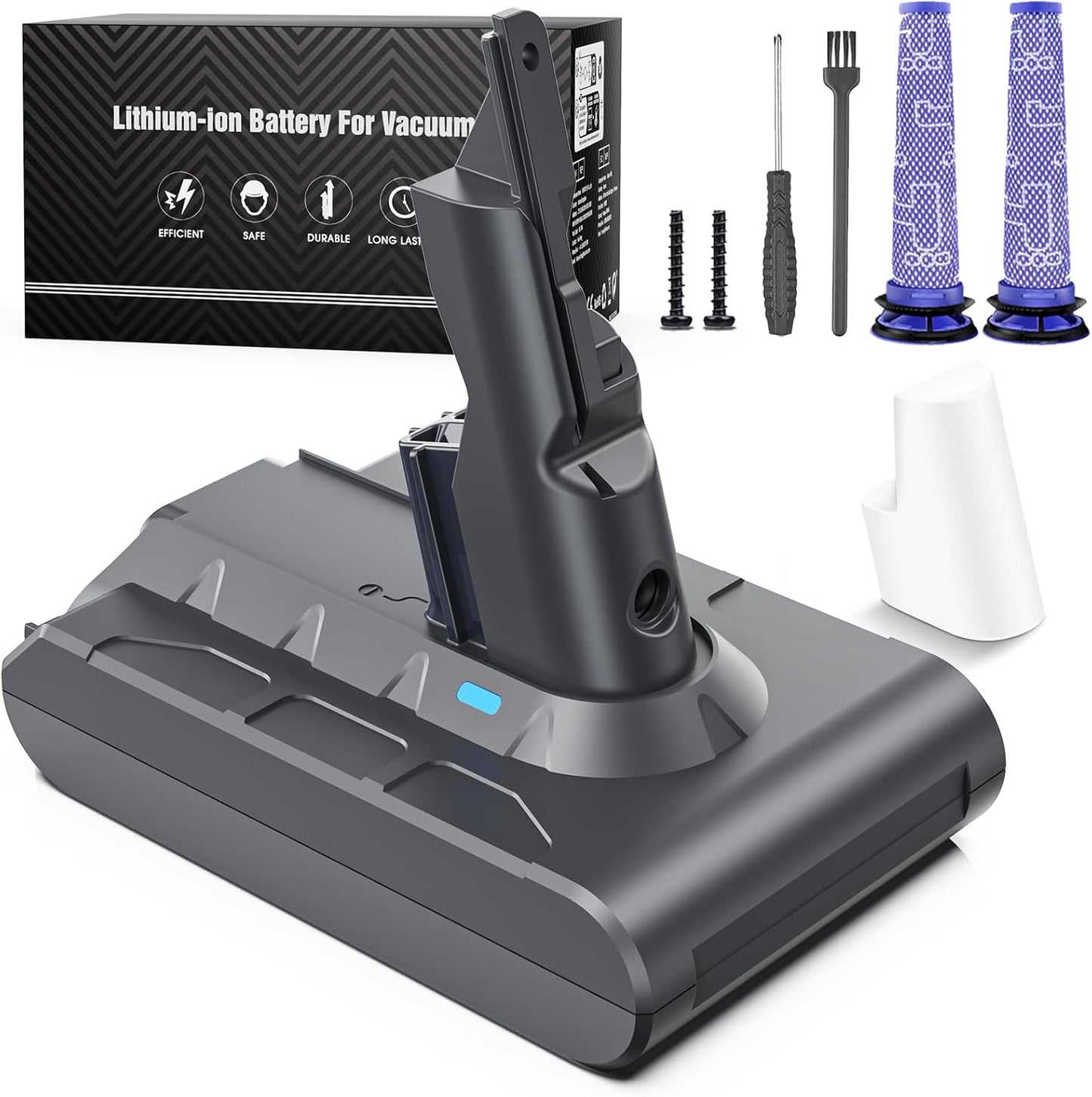 Ersatzakku 6500mAh für Dyson V7 Staubsauger, V7 6.5Ah
