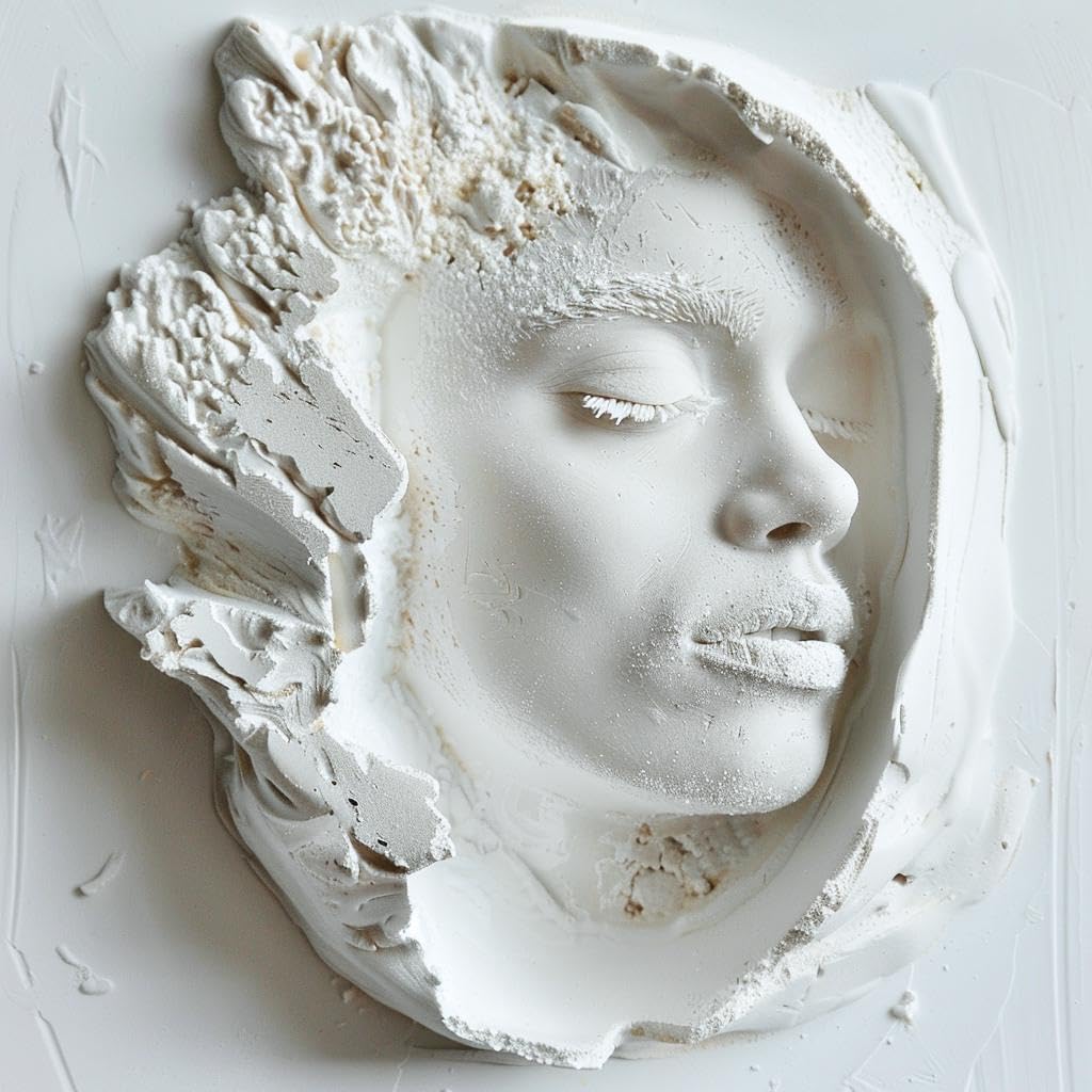Reliefgiesspulver für Kunst- und Bastelprojekte