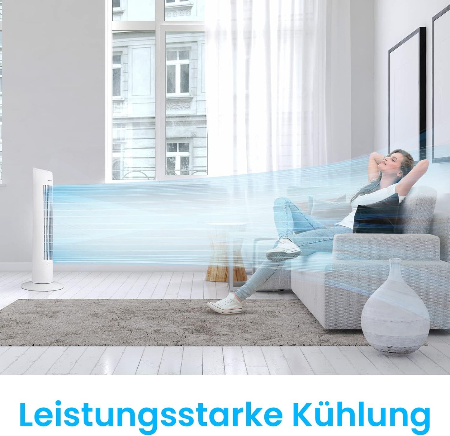 Turmventilator, Weiss