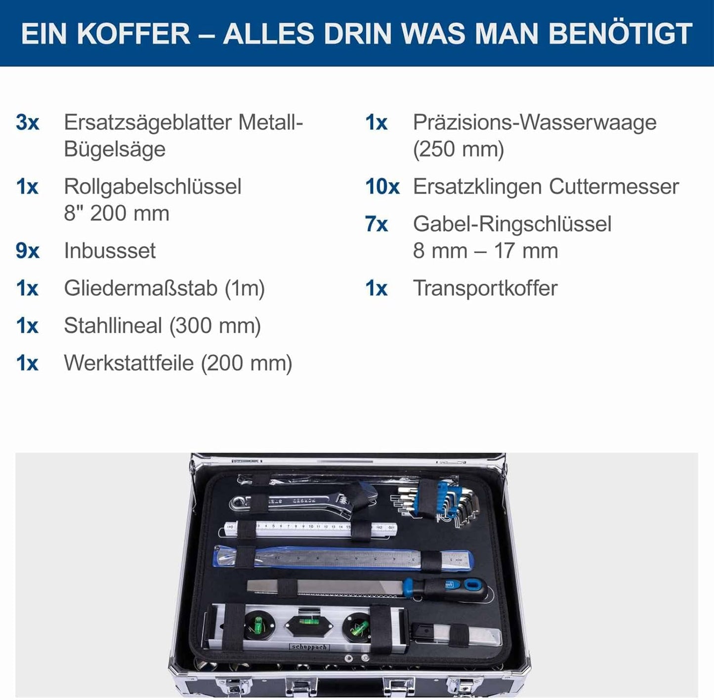 Werkzeugkoffer-Set TB200 (141-teilig), TB200 - 141-tlg