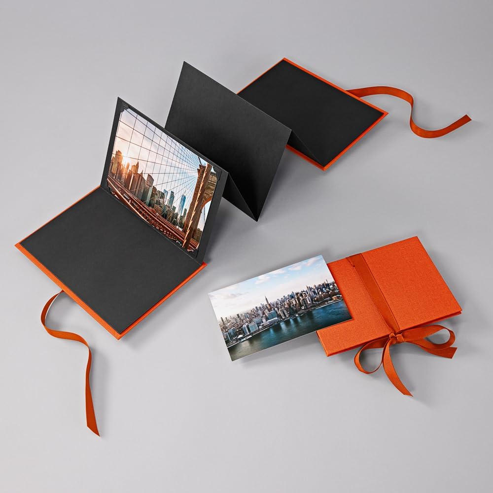 Leporello Fotobuch, Grande Orange