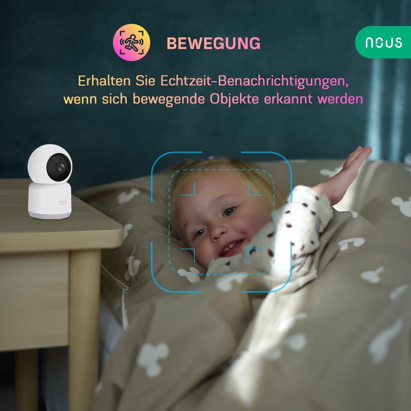 WiFi Überwachungskamera für Innenräume