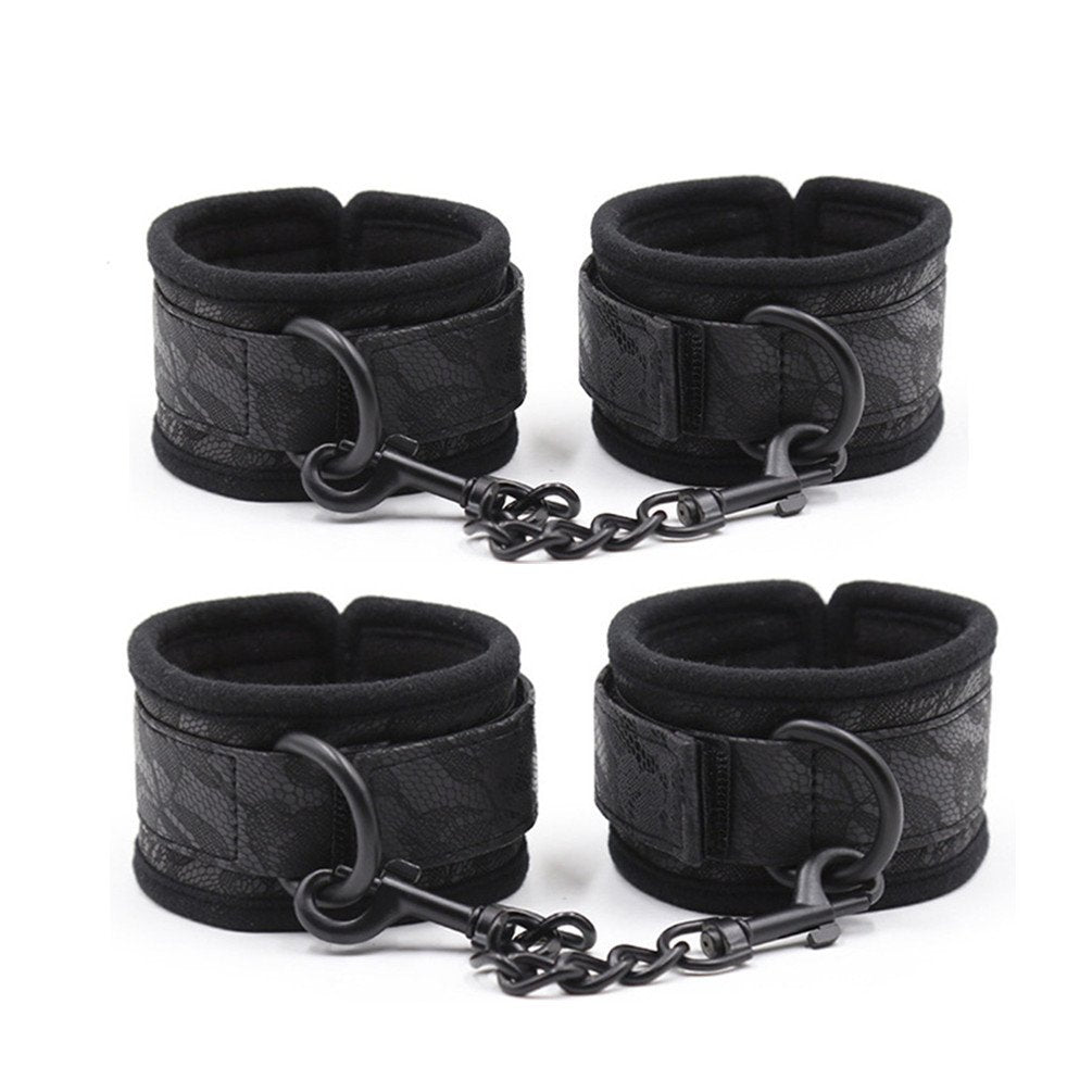 Bondage Handschellen- und Fussfessel-Set