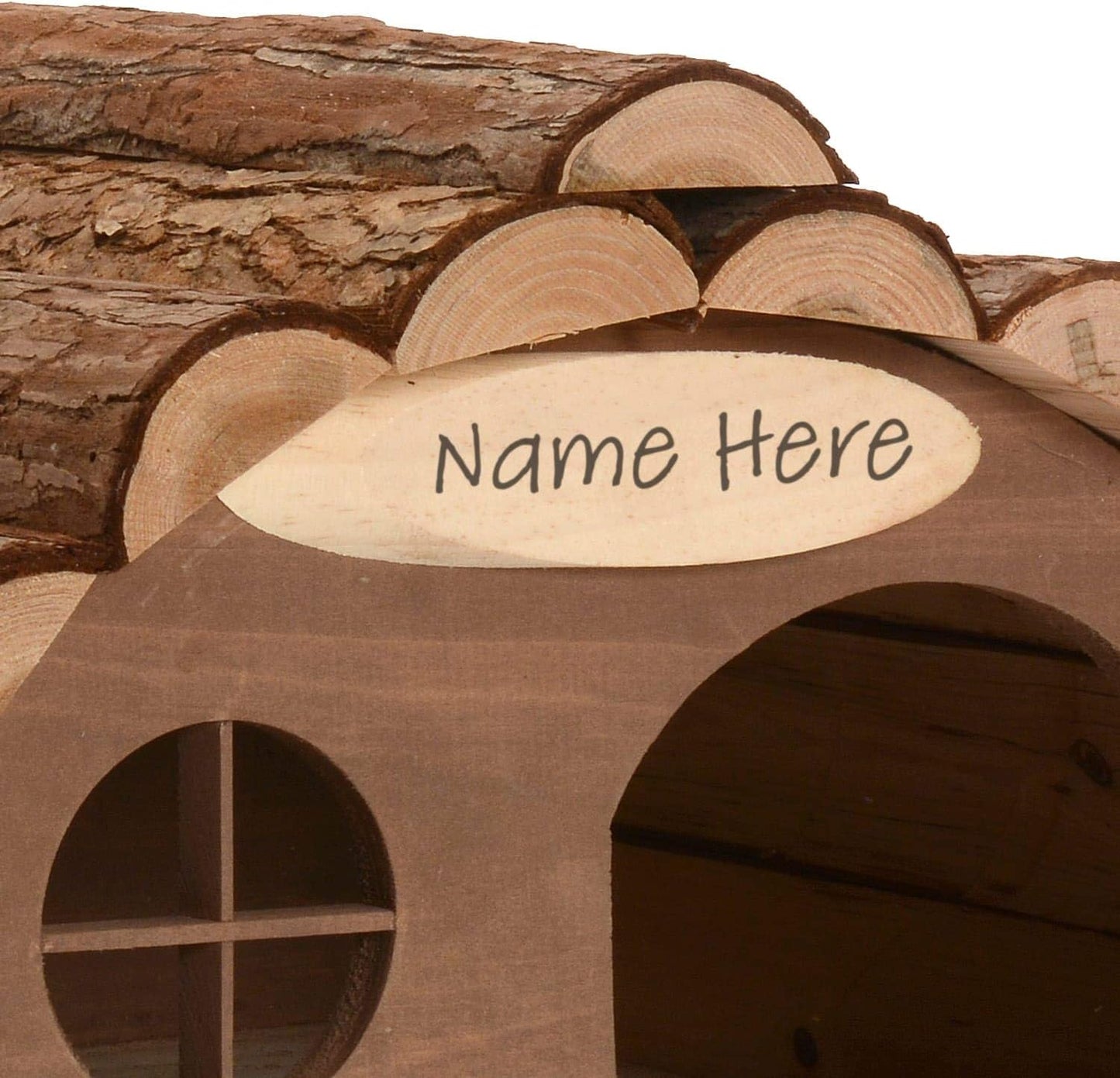 Holzhaus für Igel oder Meerschweinchen