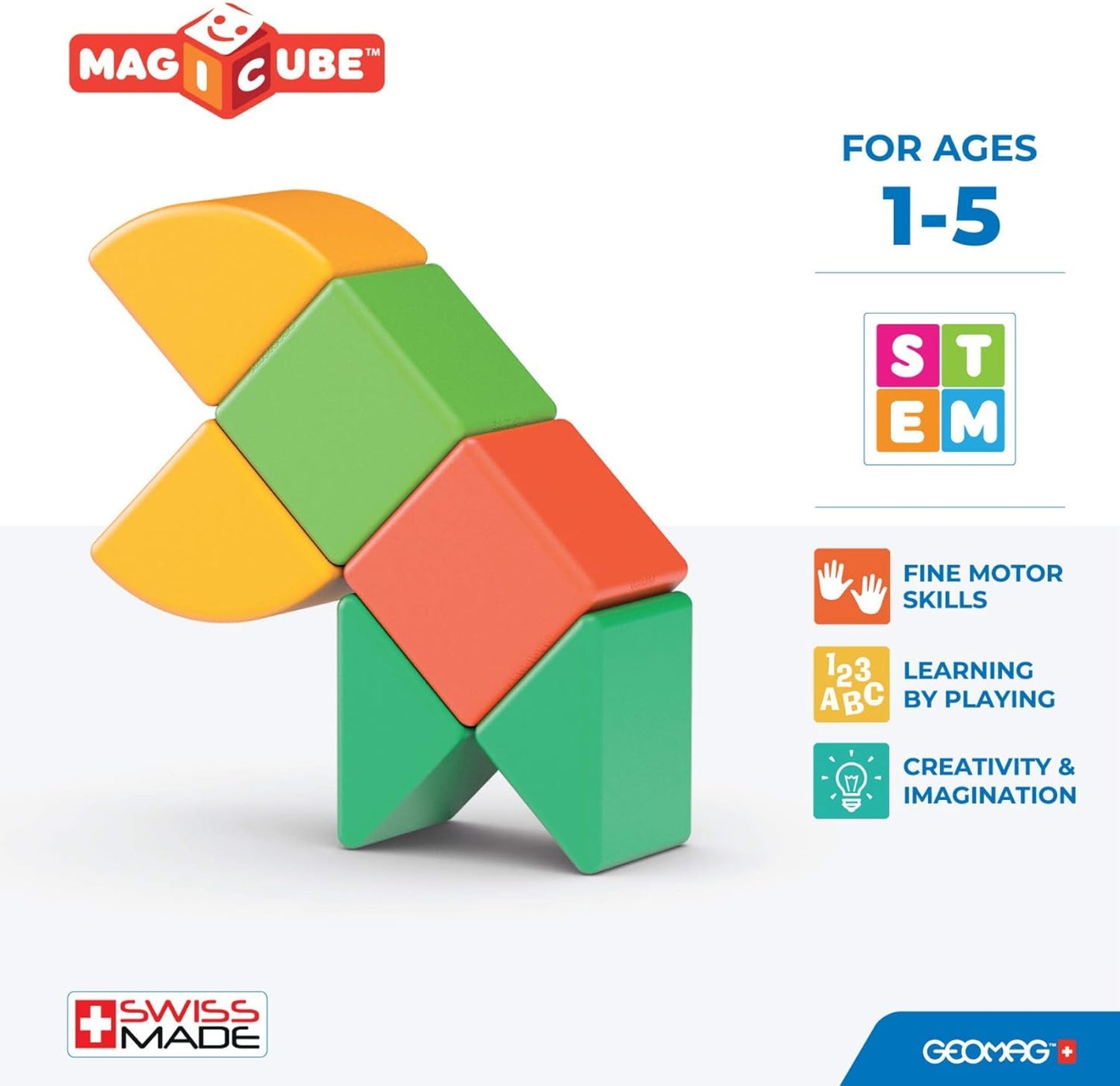 Magicube Magnetische Blöcke, 6 pz