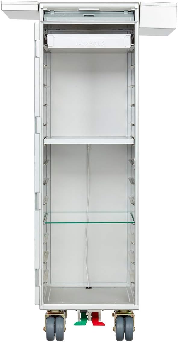 Ausstattungspaket für Flugzeugtrolleys inkl. Sideboxen, KSSU-Norm, Aluminium (+ 3x Sidebox & 3x Barmatte) KSSU