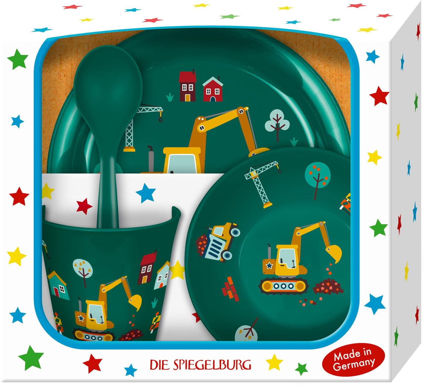 Geschirrset Bagger