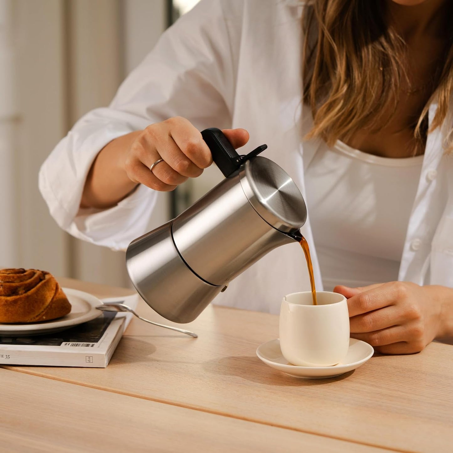 Espressokocher für jeden Herd, 4 Tassen