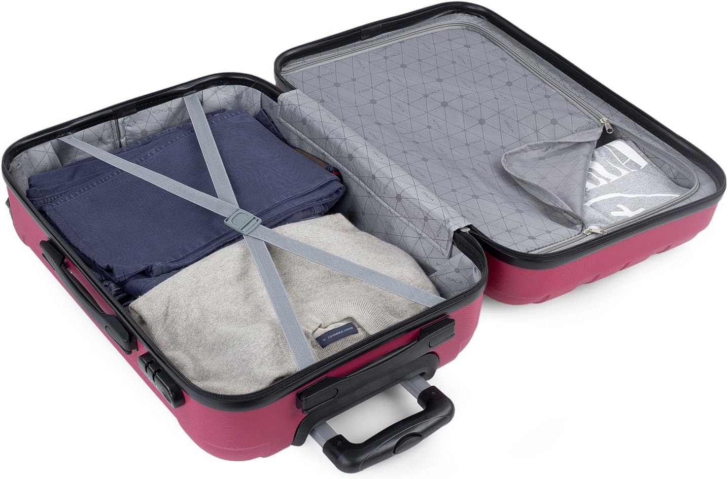 2-teiliges Reisekoffer-Set, Erdbeere S + M