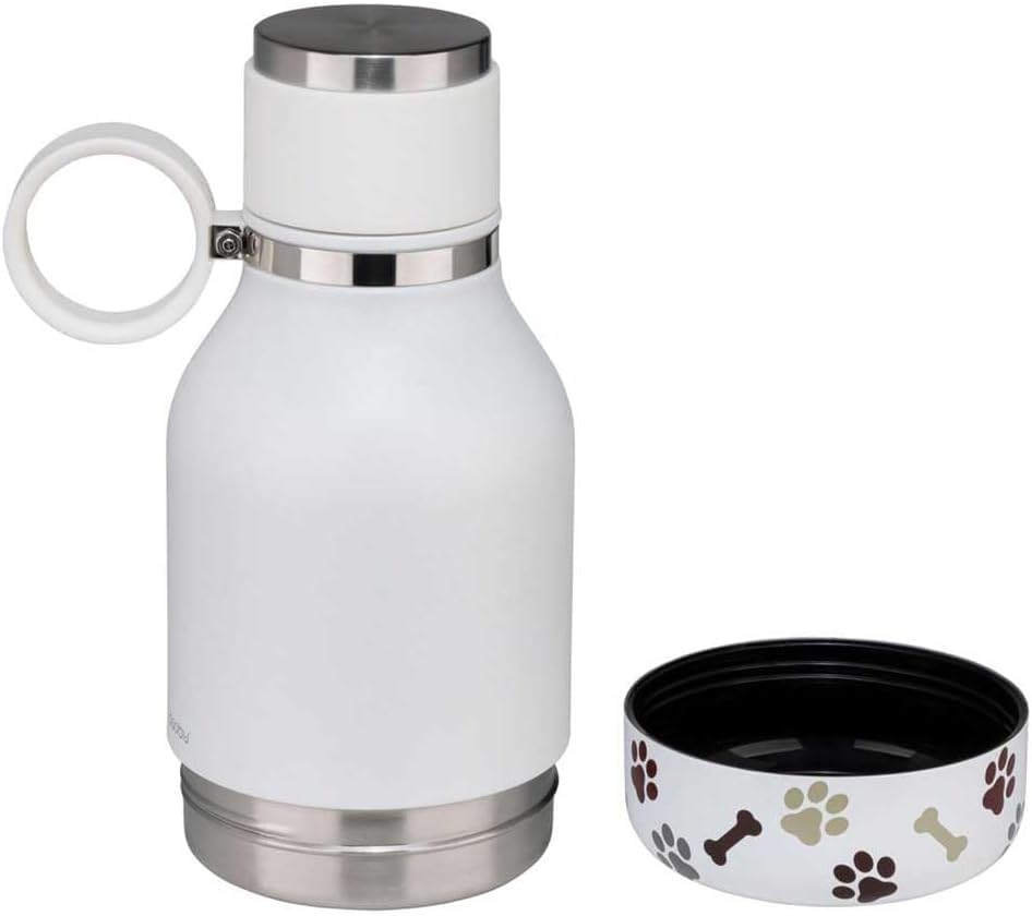 Hundetrinkflasche für unterwegs, White 34 oz