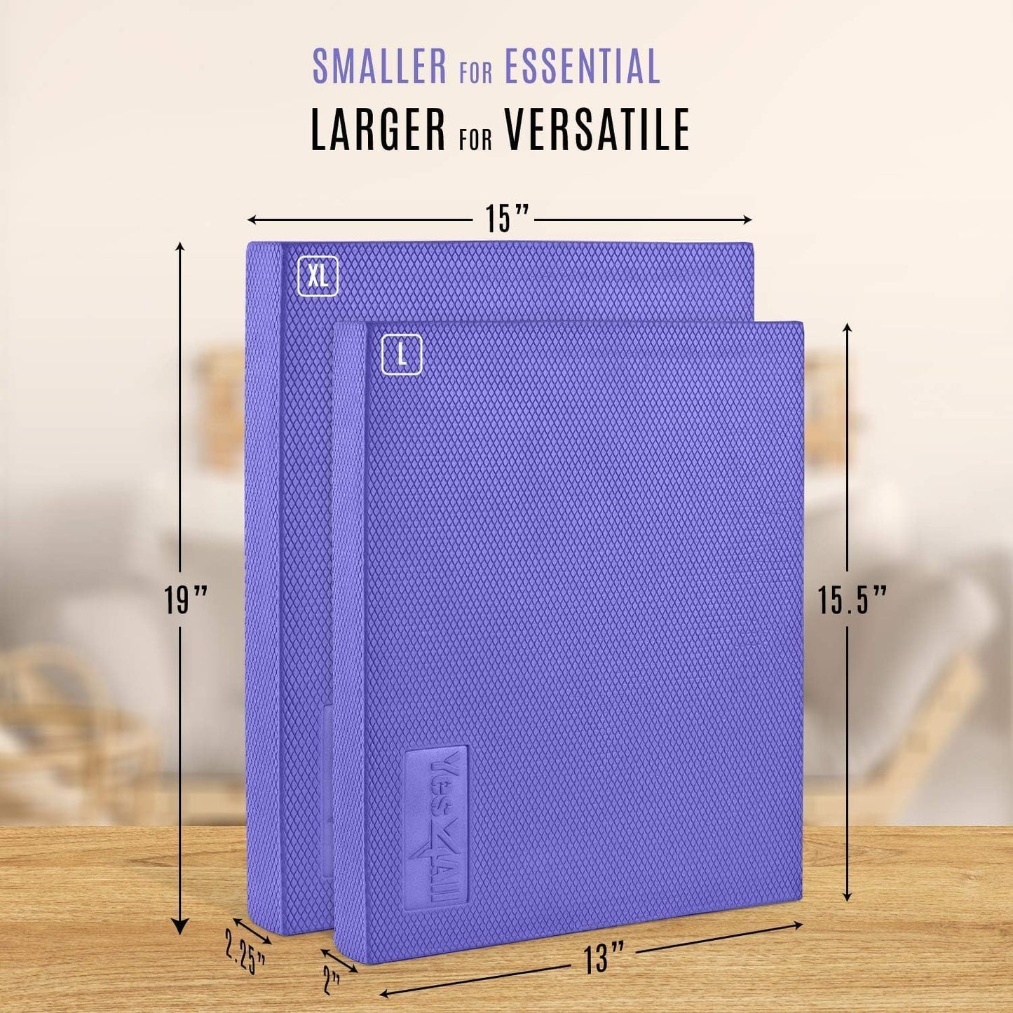 Balance Pad für Stabilitätstraining (XL), Lila XL - 48.26 x 38.1 x 5.72 cm