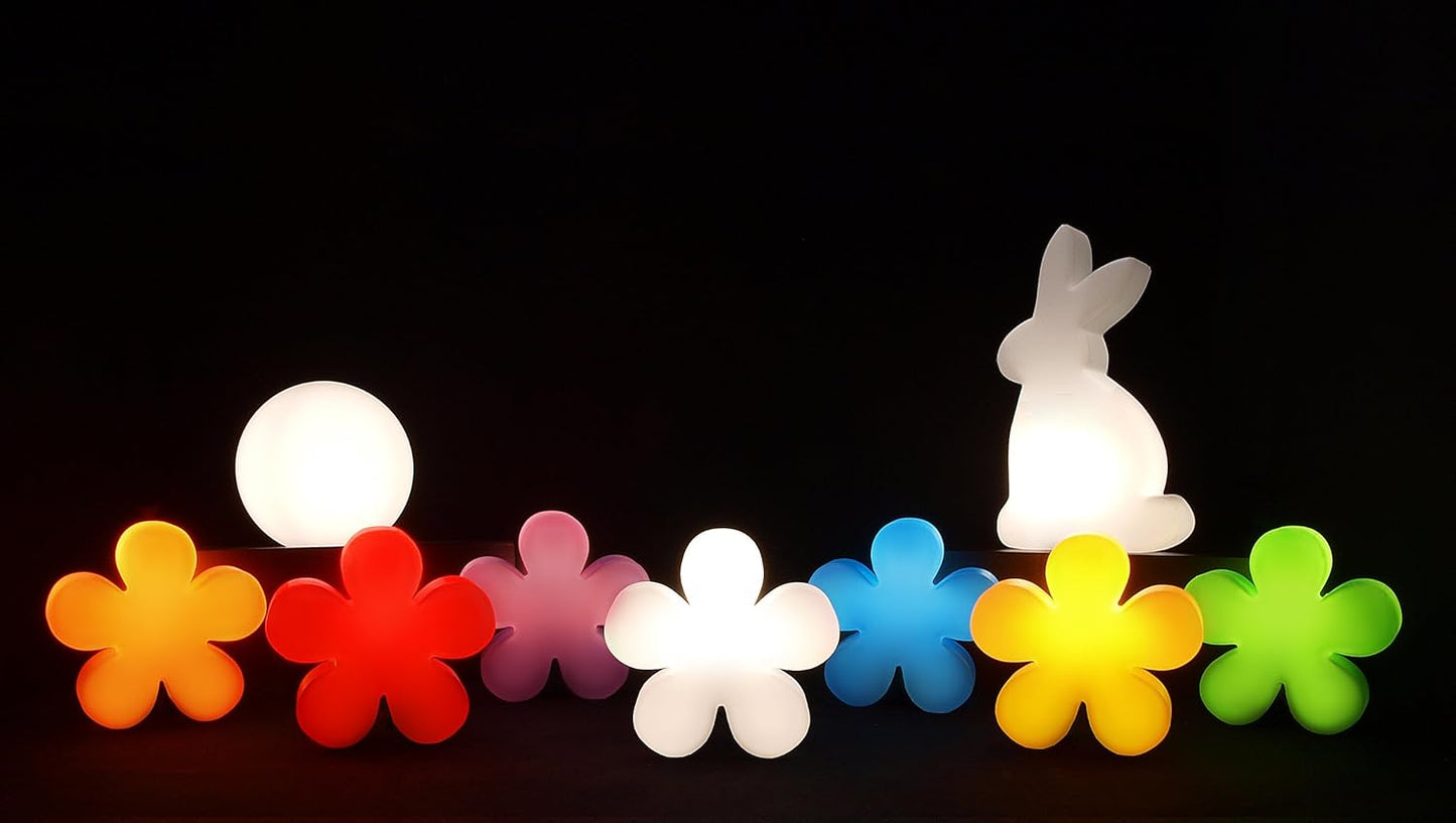 Shining Flower - Deko-Leuchte mit LED, 40 cm - LED Rot