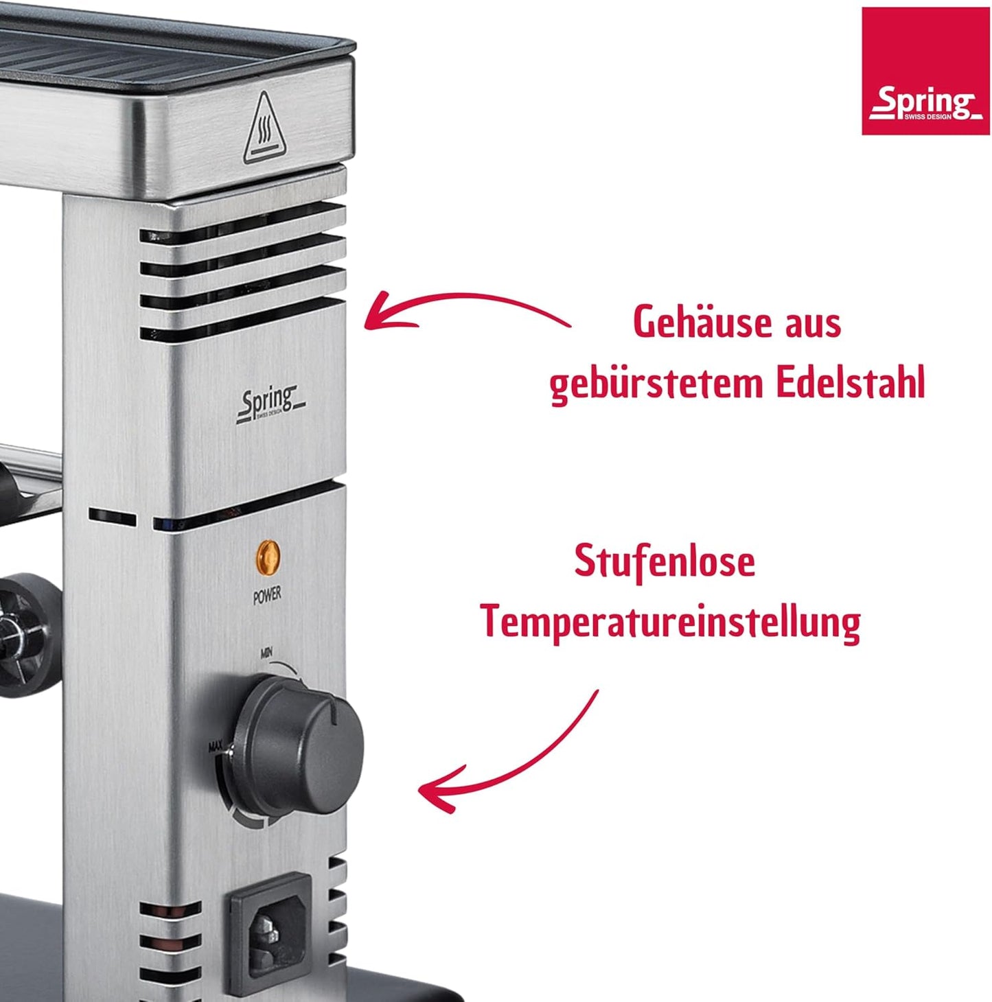 Raclette-Ofen mit höhenverstellbarem Rahmen, Raclette-Gerät