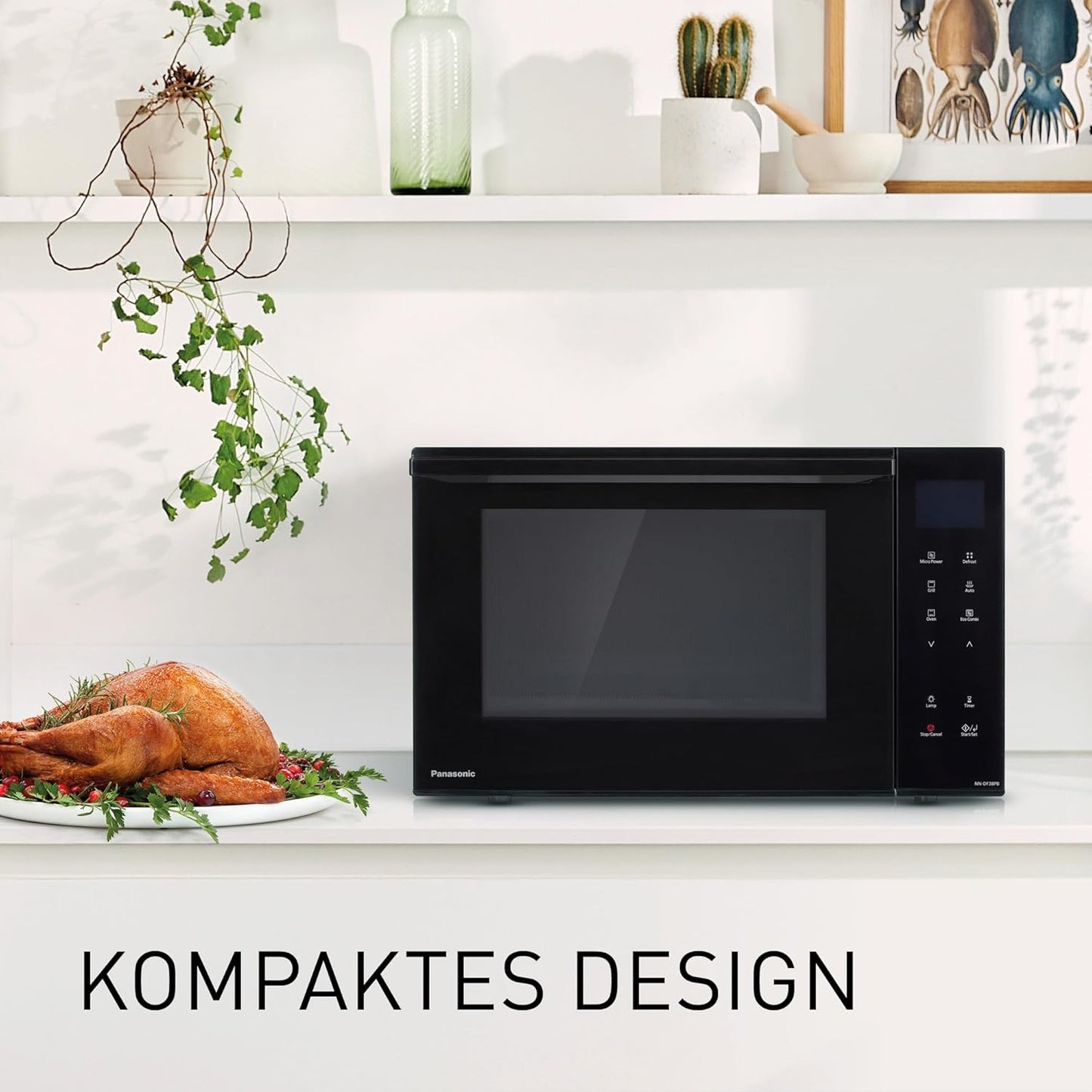 Mikrowelle NN-DF38PBEPG, Schwarz
