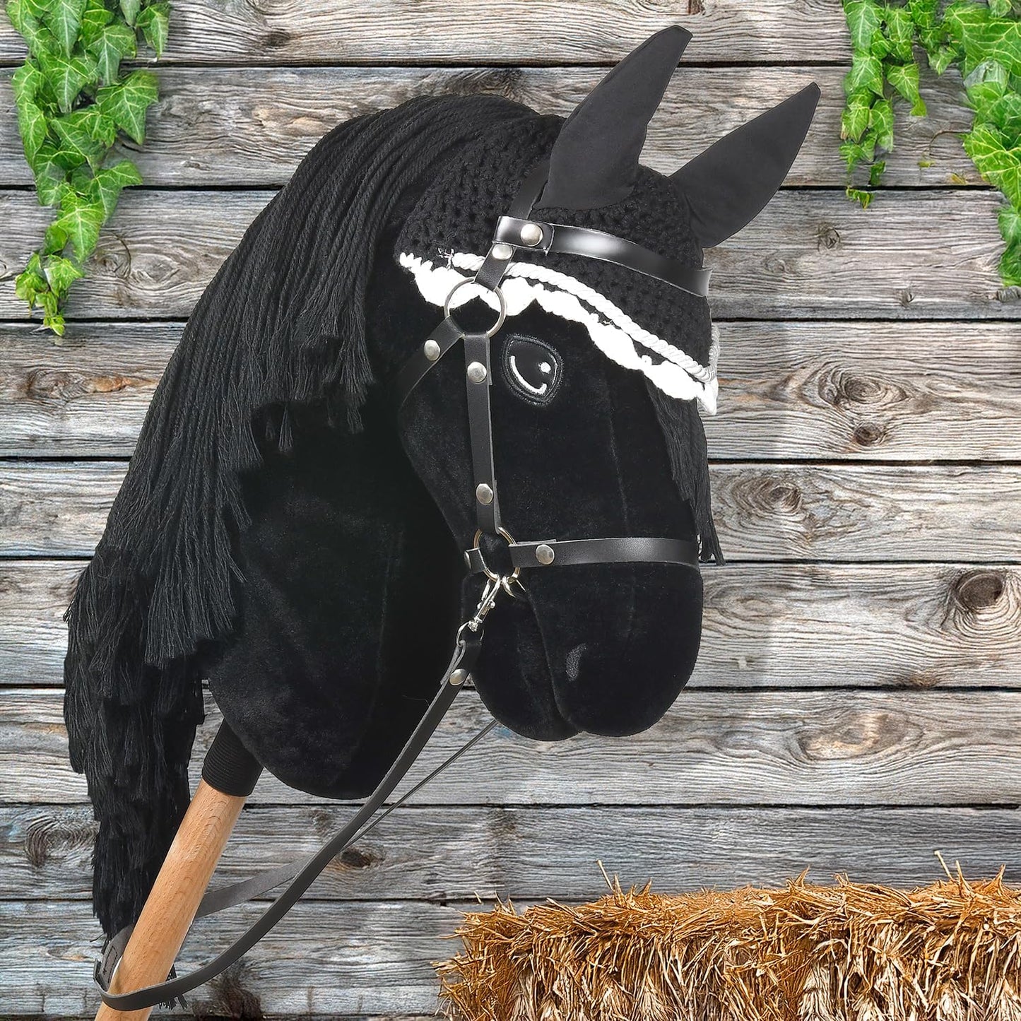 Hobby Horse Frison Nero A3 mit Zubehör-Set