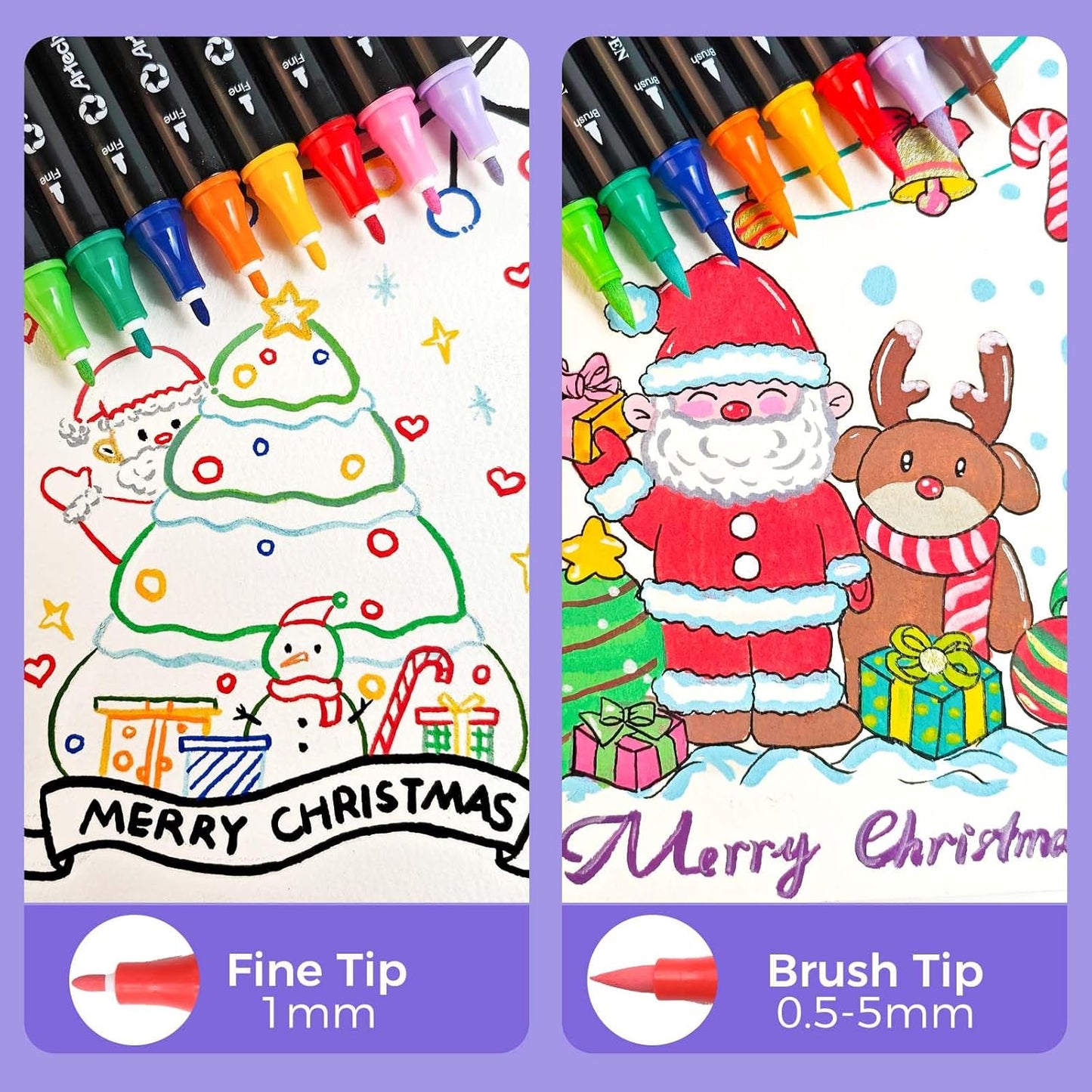 Dual Tip Acrylmarker-Set, 72 Farben(Dual Tip)