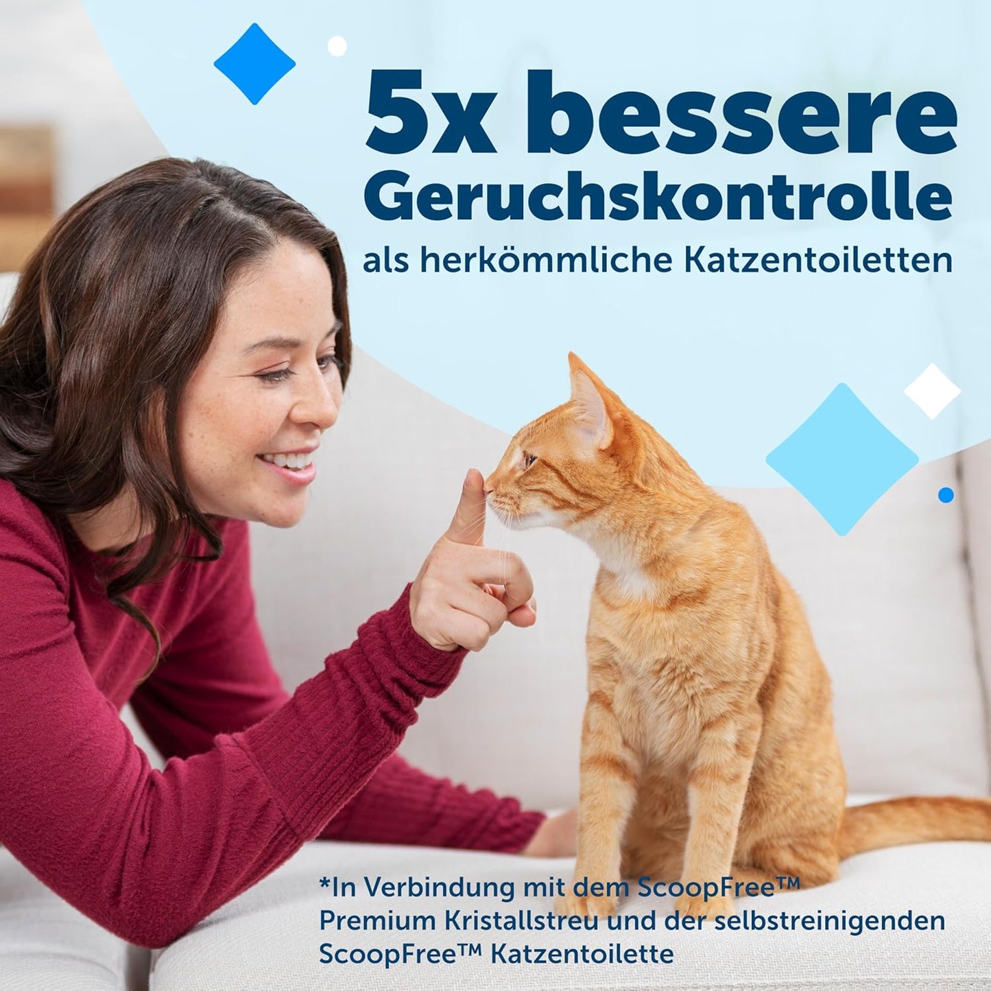 ScoopFree Ersatzschalen mit Kristall Katzenstreu, 3er-Pack, 3er-Pack