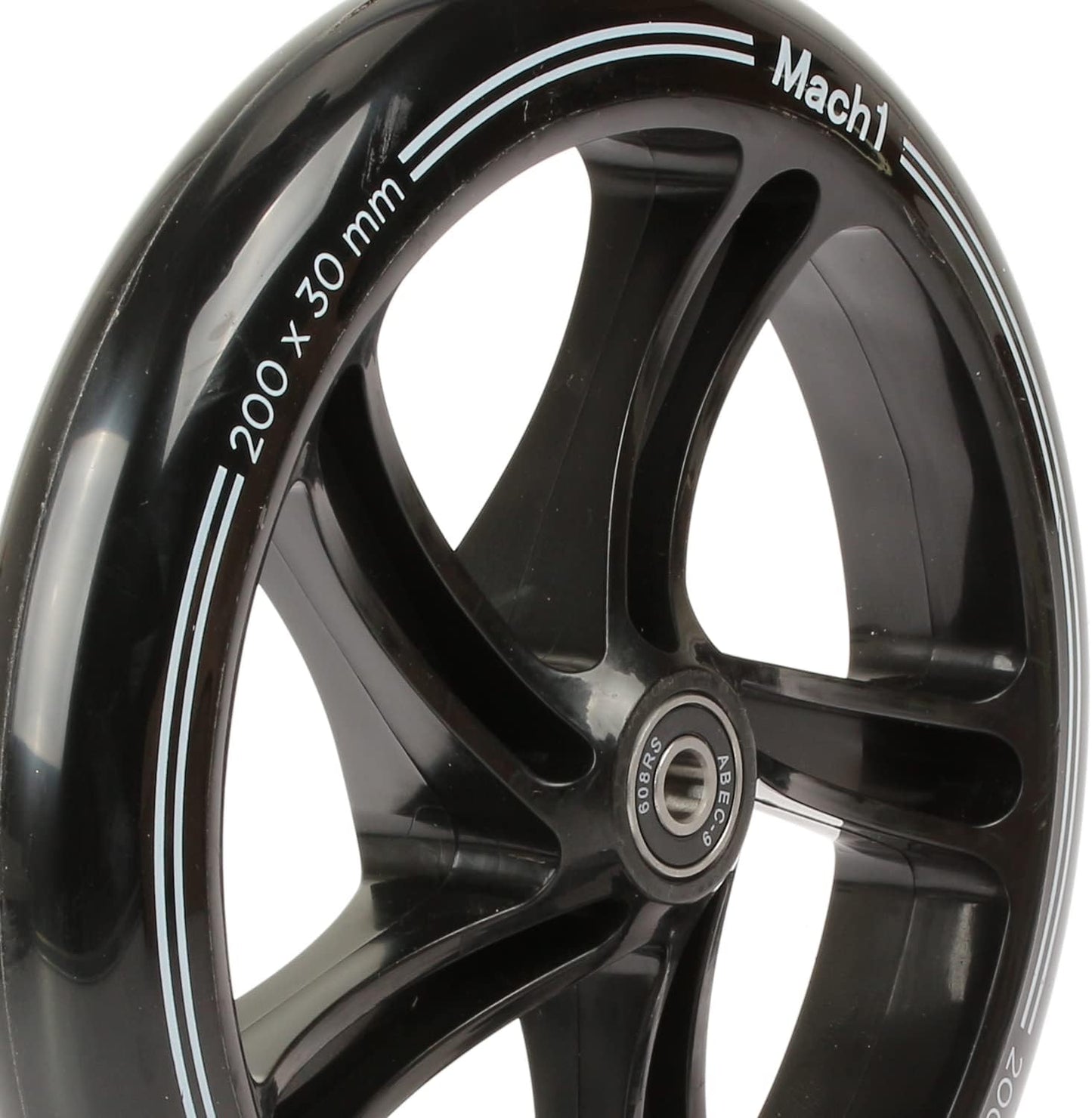 Rollen-Set für Kickscooter, 200x30mm ohne LED