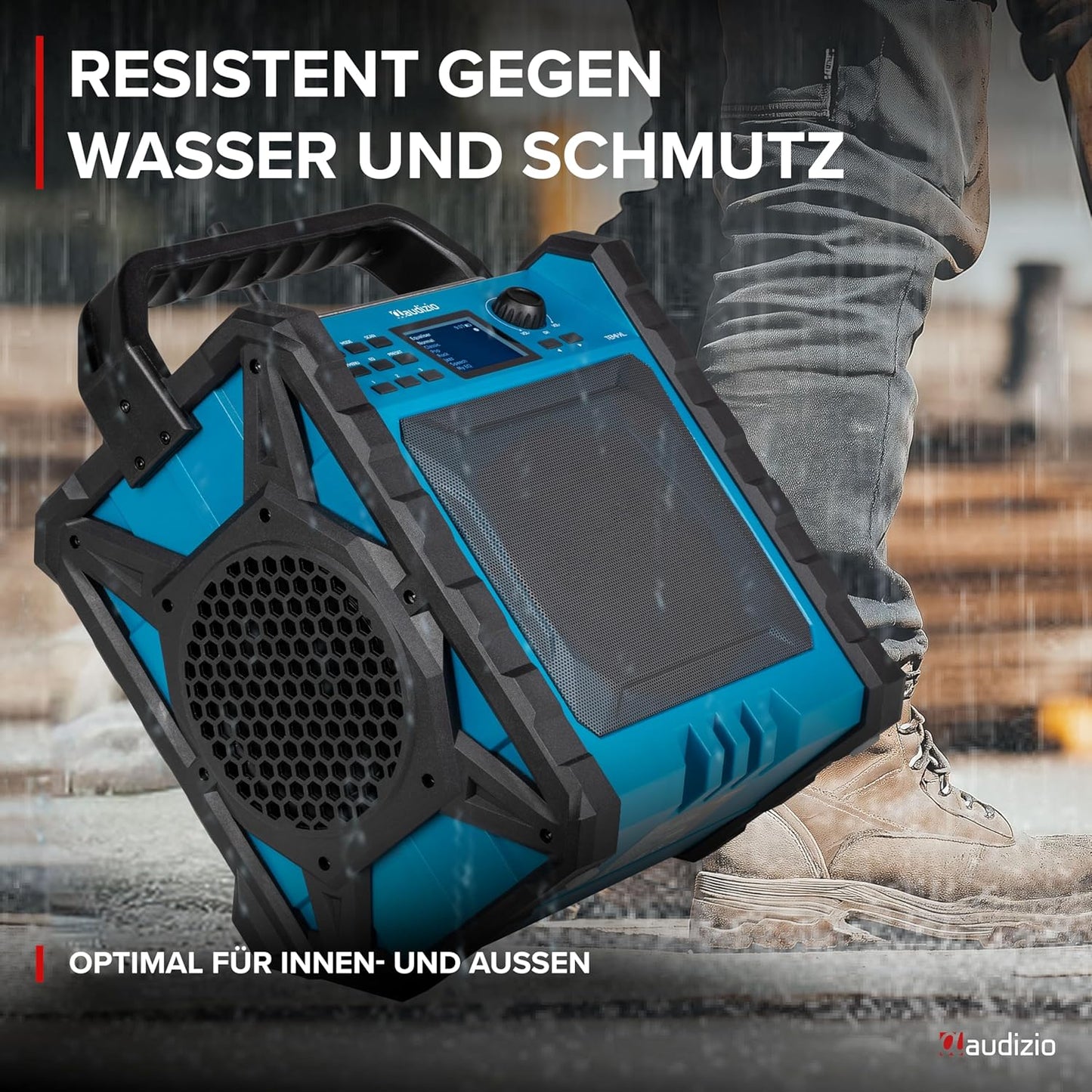 Jobsite XL Baustellenradio DAB+ mit Bluetooth & Akku, Jobsite-XL