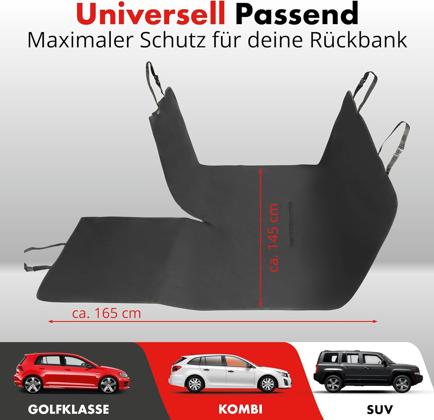 Autoschondecke, Rückbankschutz