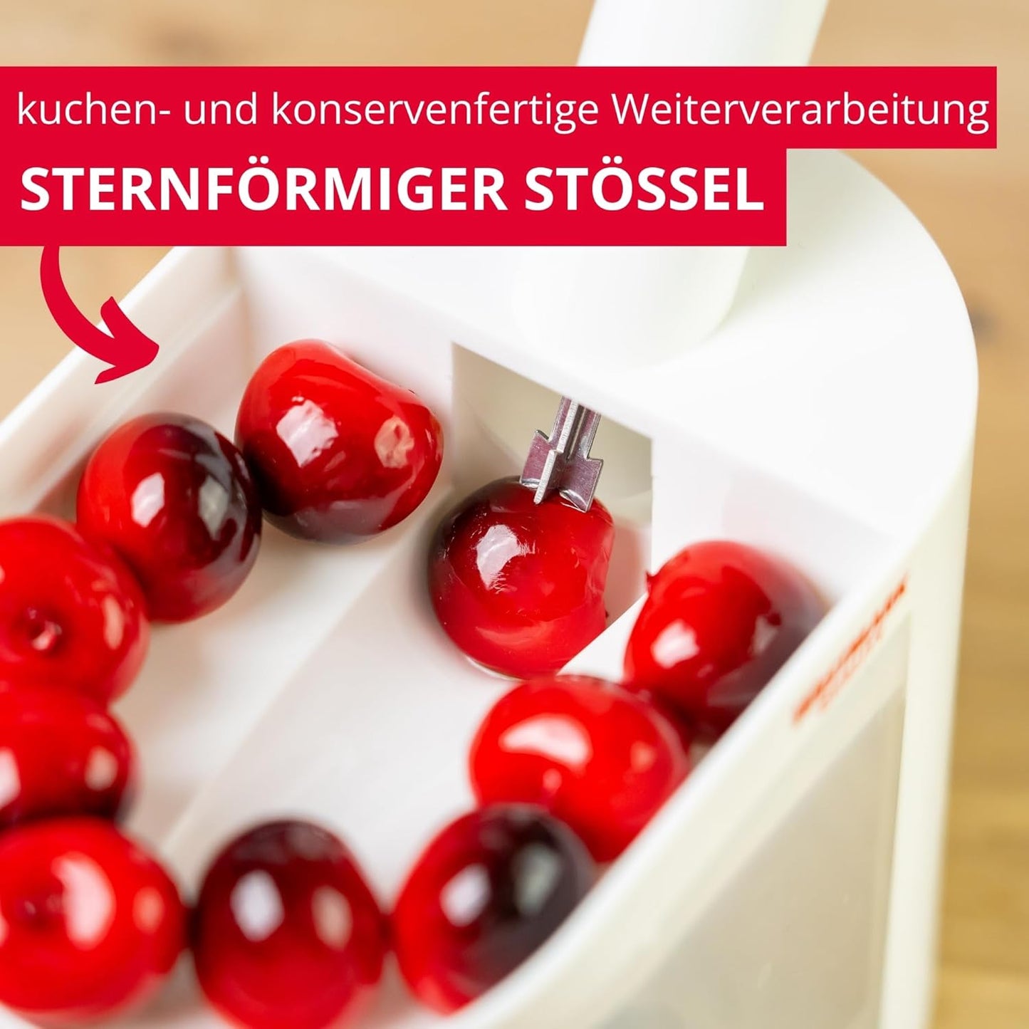 Kirschenentkerner, Einzeln