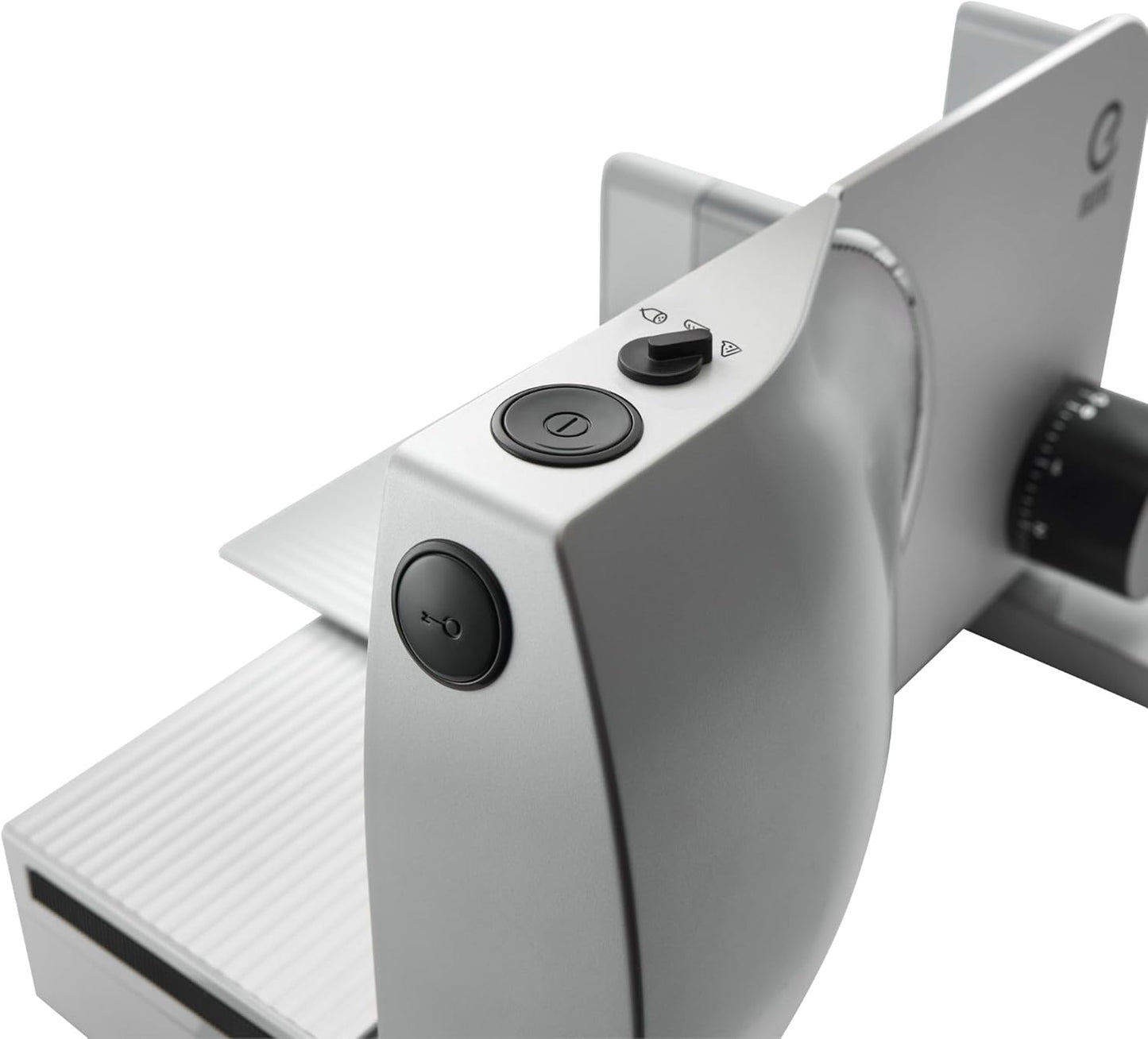 RS74 Allesschneider mit Edelstahlklinge, Silber Rs74