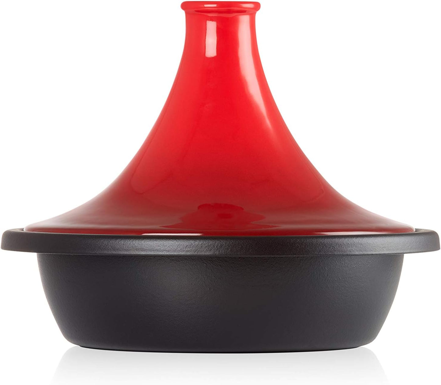Gusseisen-Tagine, Kirschrot 31 cm