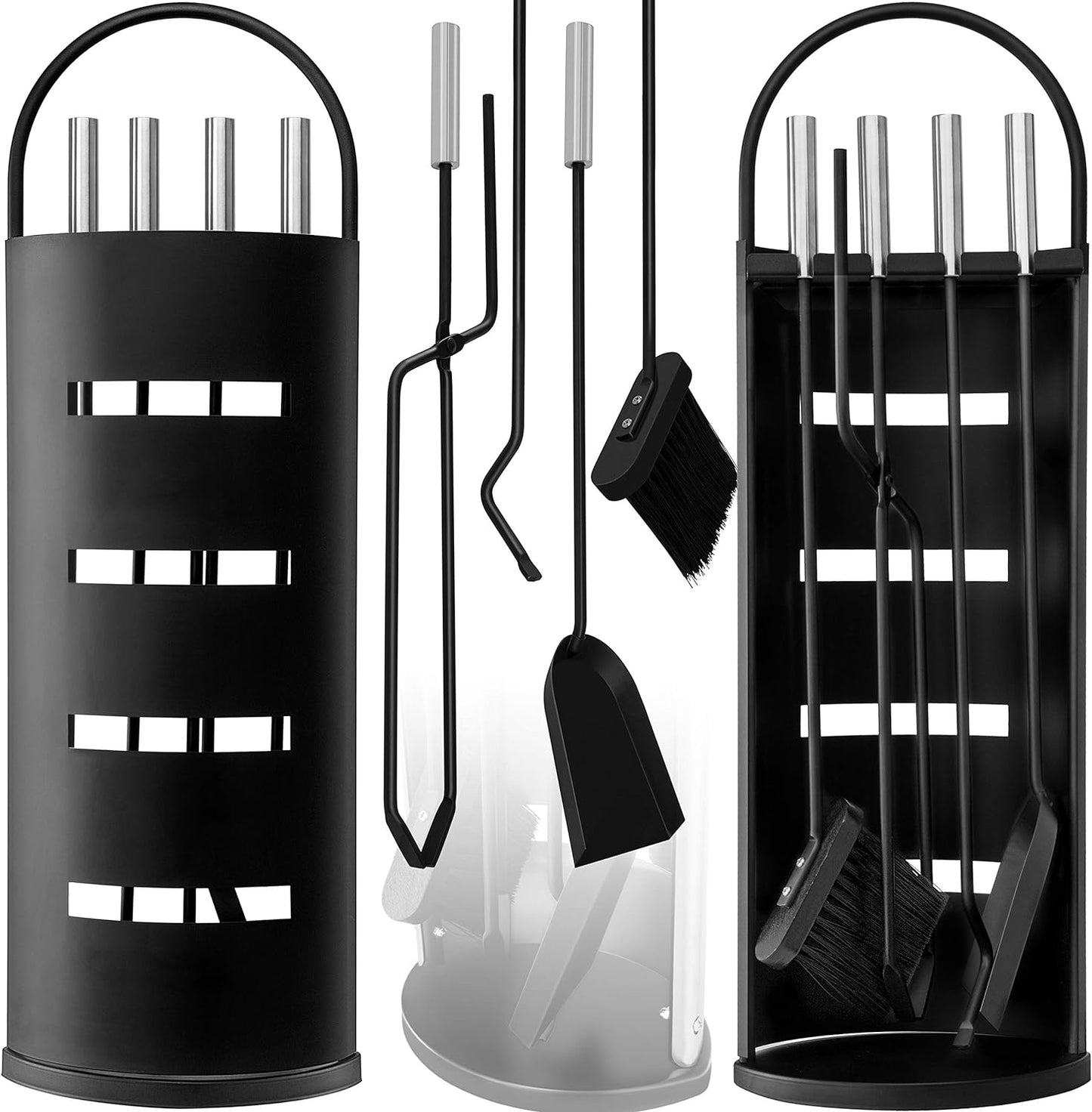 Kaminbesteck Set, Schwarz