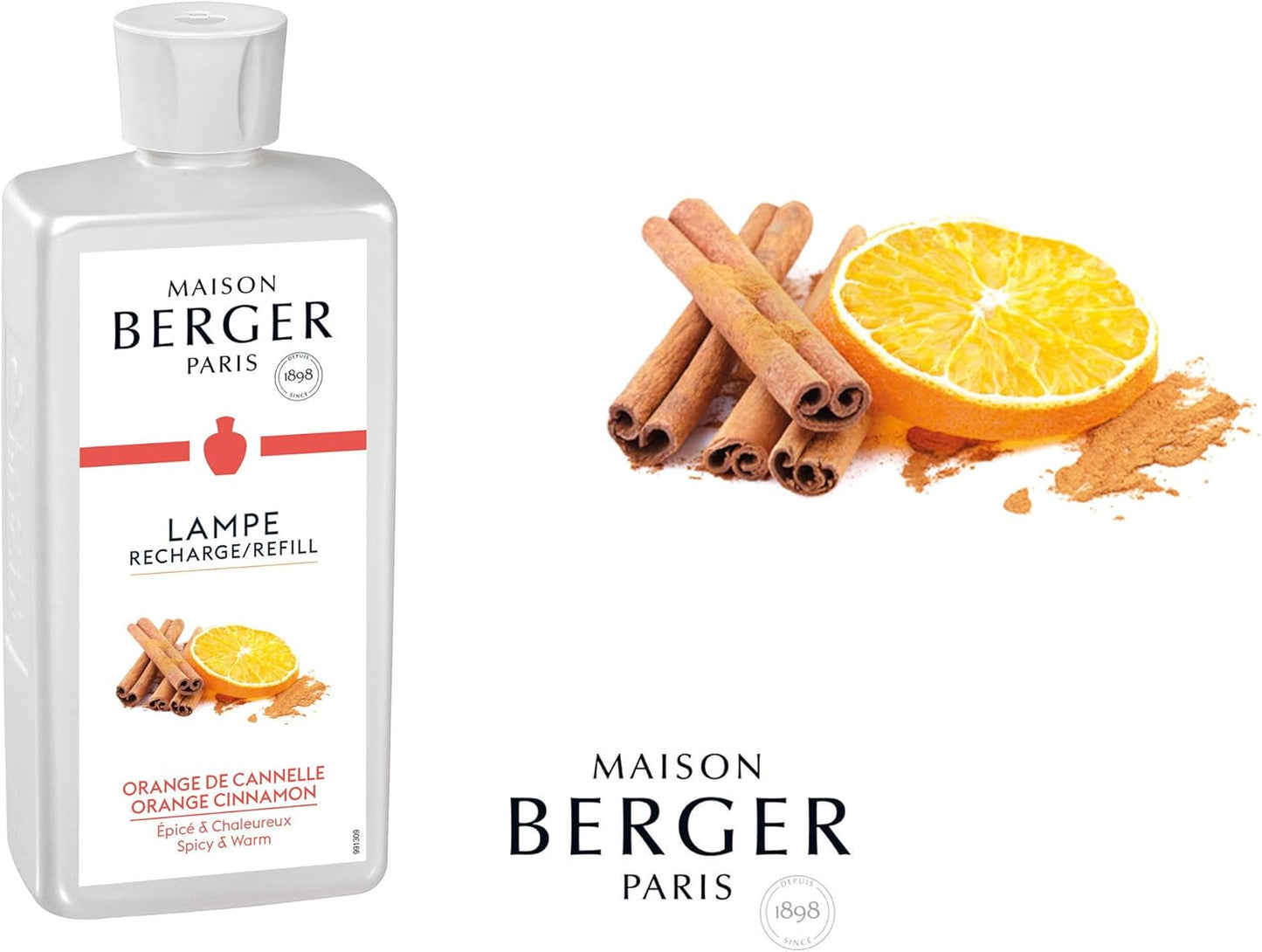Orangenzimt für Flacon von Lampe Berger Paris, 500 ml