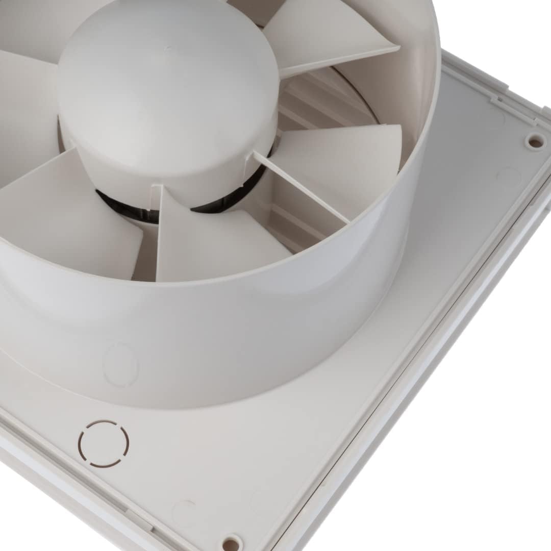 Bad-Lüfter mit Feuchtesensor, Ø 150mm Weiß
