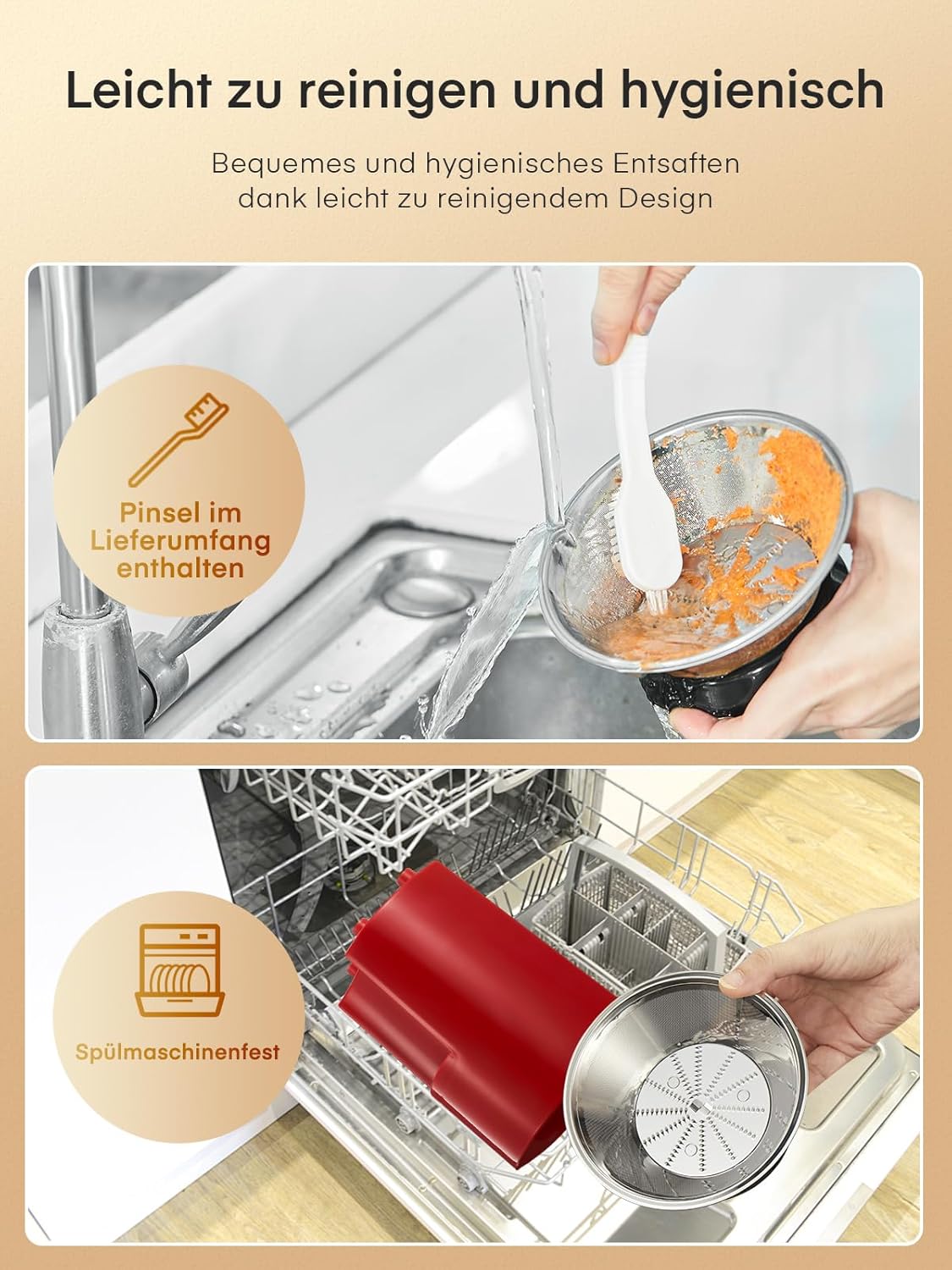 Entsafter AMR526, Rot