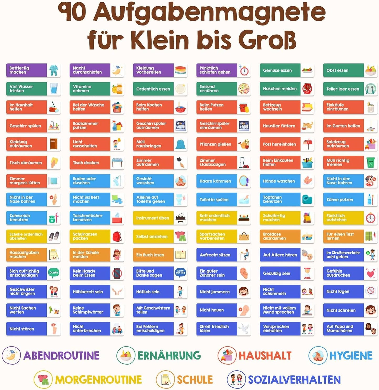 Belohnungstafel für Kinder mit 350 Magneten, Dinosaurier