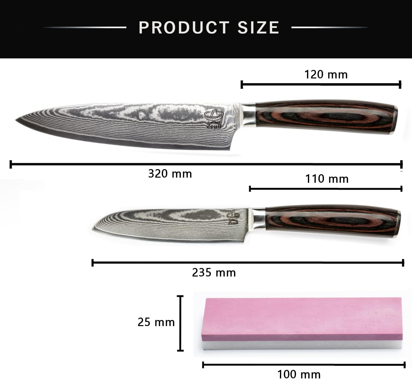 Damastmesser-Set