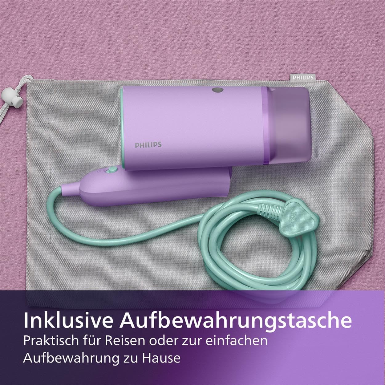 Tragbarer Dampfglätter 3000-Serie, Kompakt