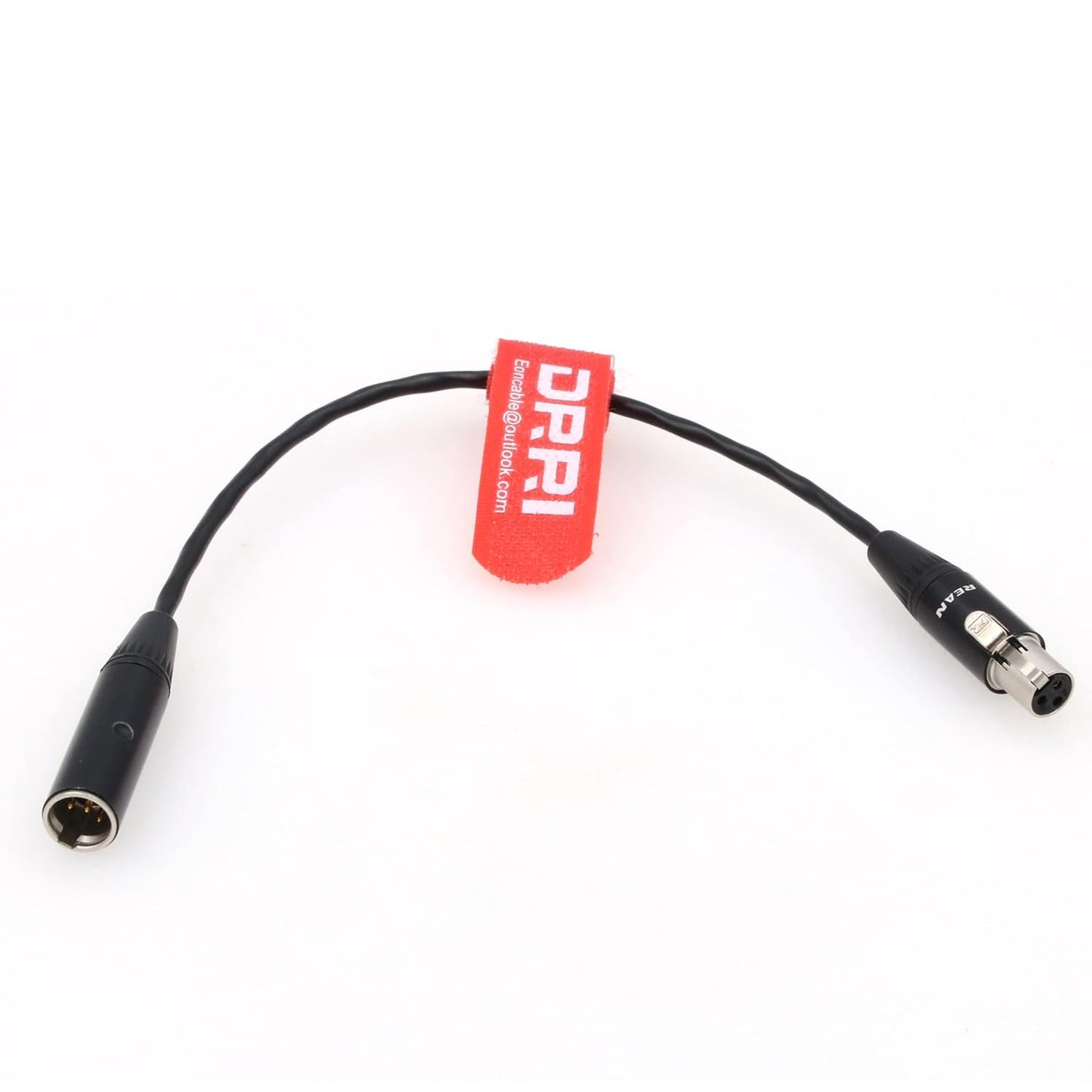Mini XLR Mikrofonadapterkabel TA4M auf TA3F