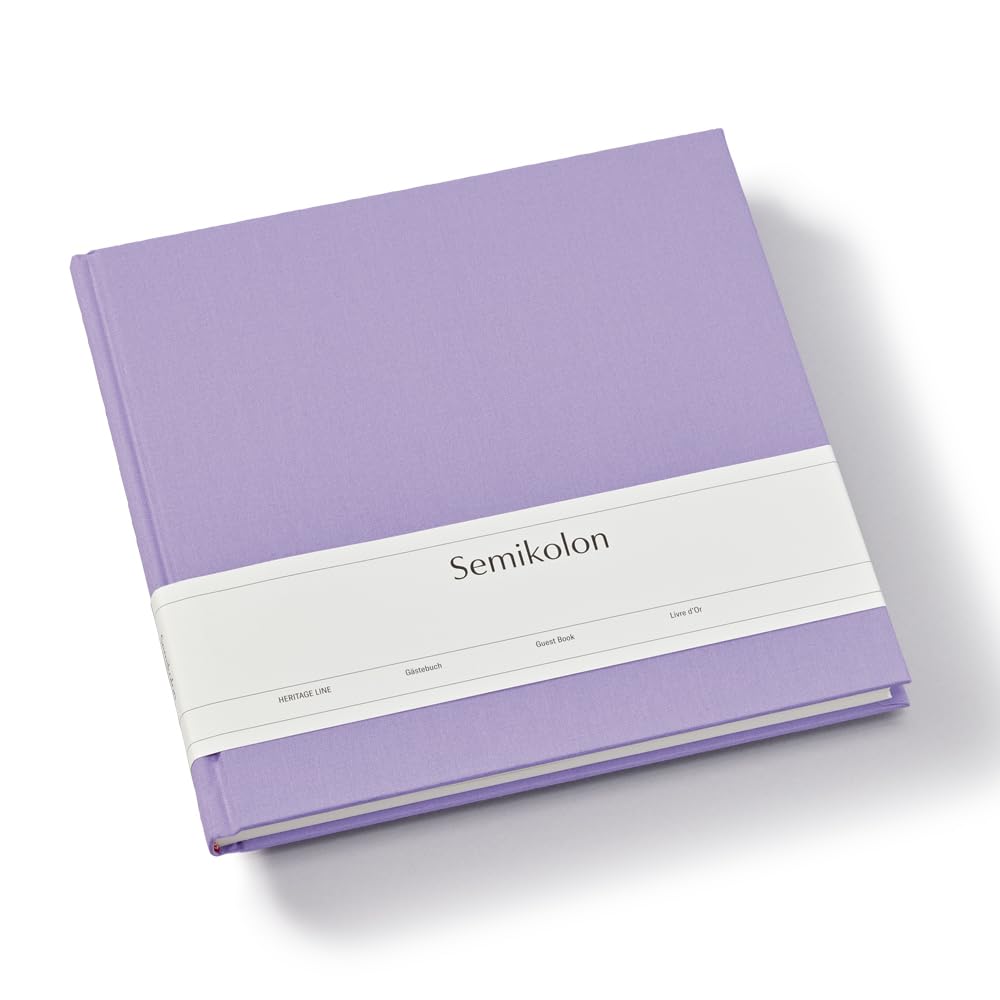 Gästebuch zum Selbstgestalten, Lilac Silk