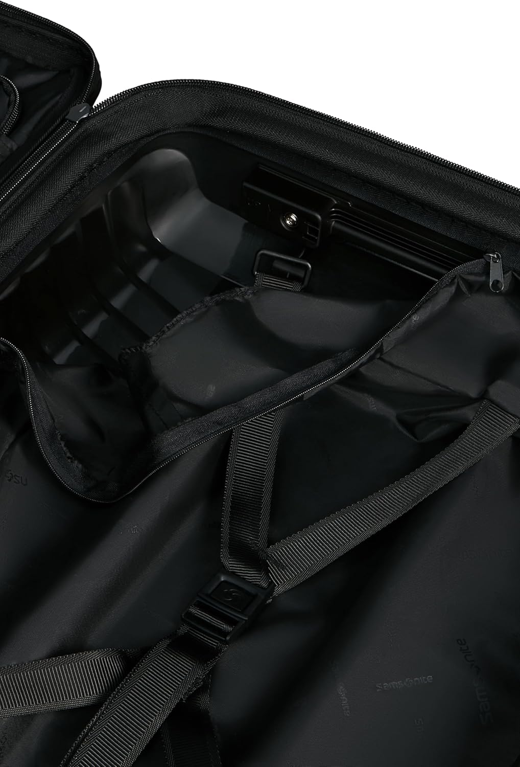 Intuo - Erweiterbarer XL-Reisekoffer, Black (Black) Spinner XL (81 cm - 144 L)