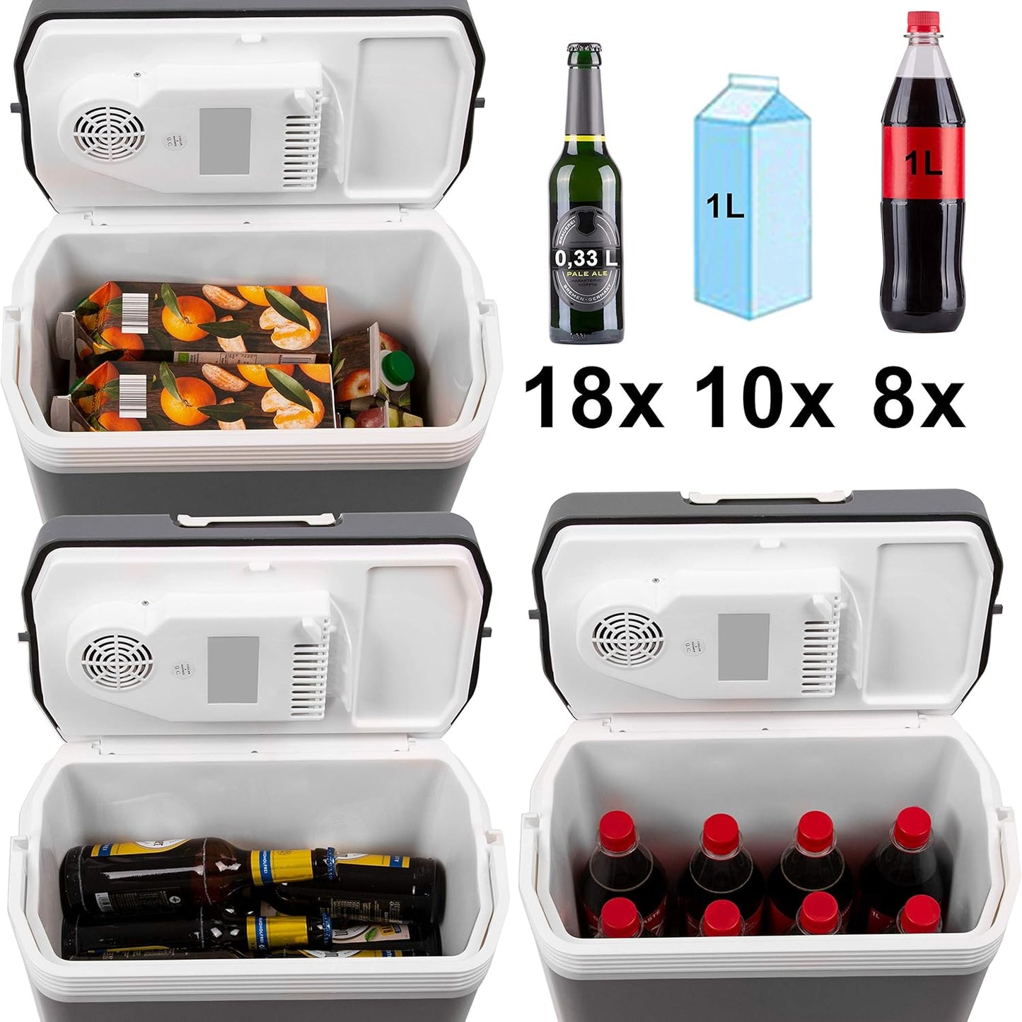 Thermoelektrische Kühlbox mit USB und 12V/230V