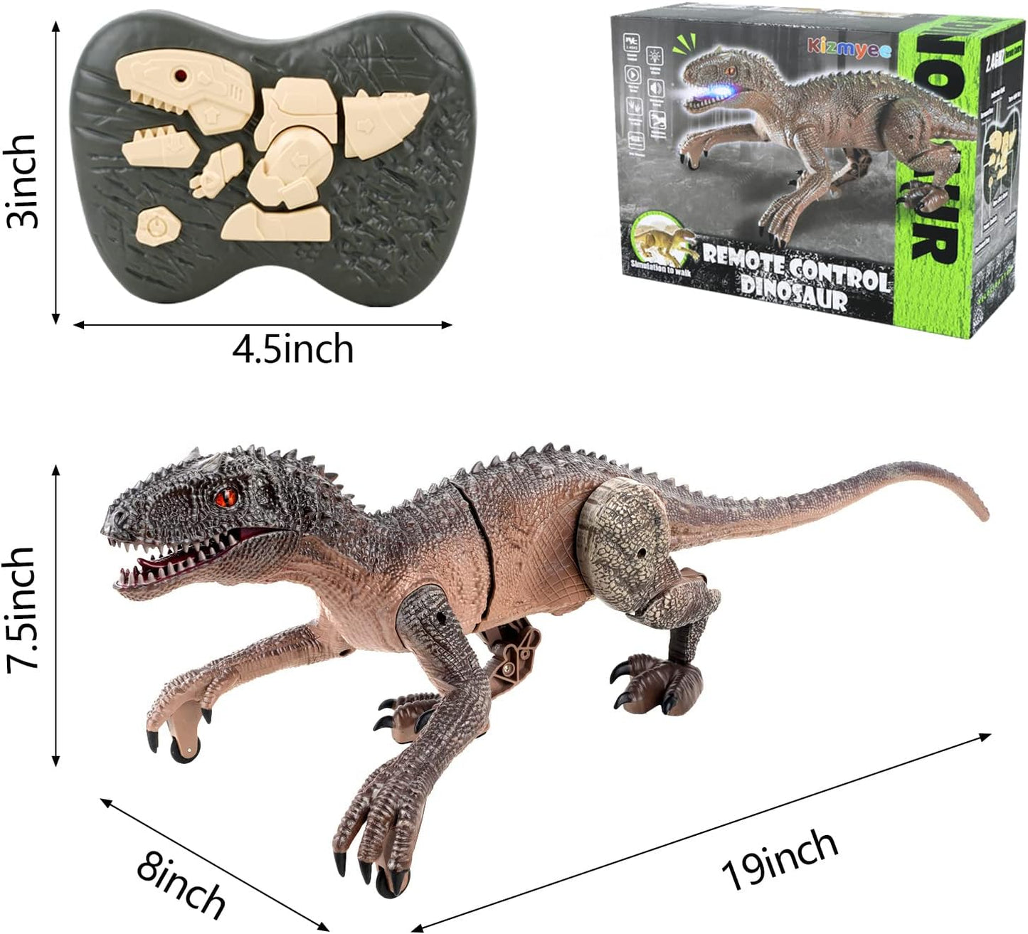 Ferngesteuerter Velociraptor, Silber