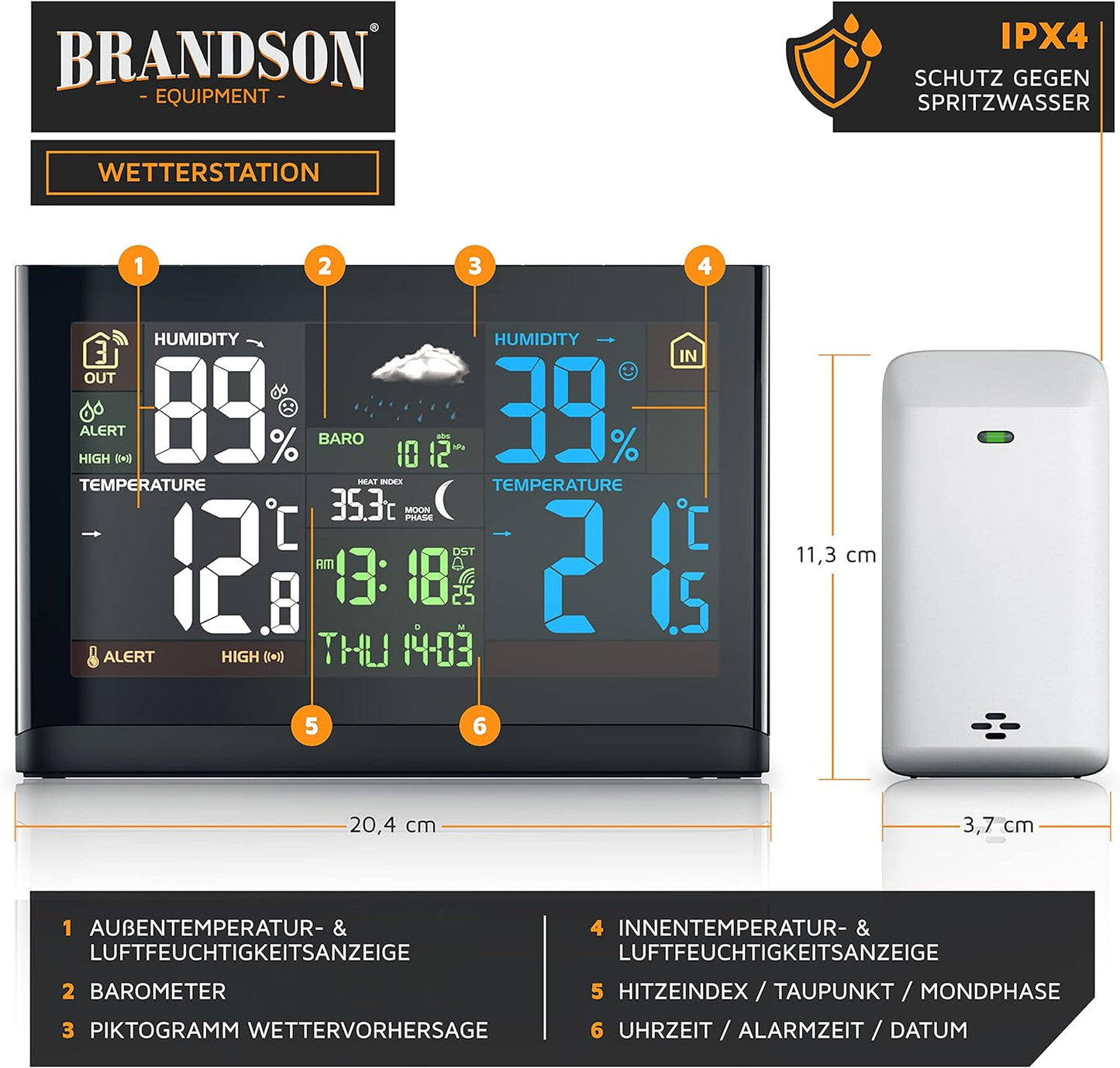 Brandson Funk Wetterstation