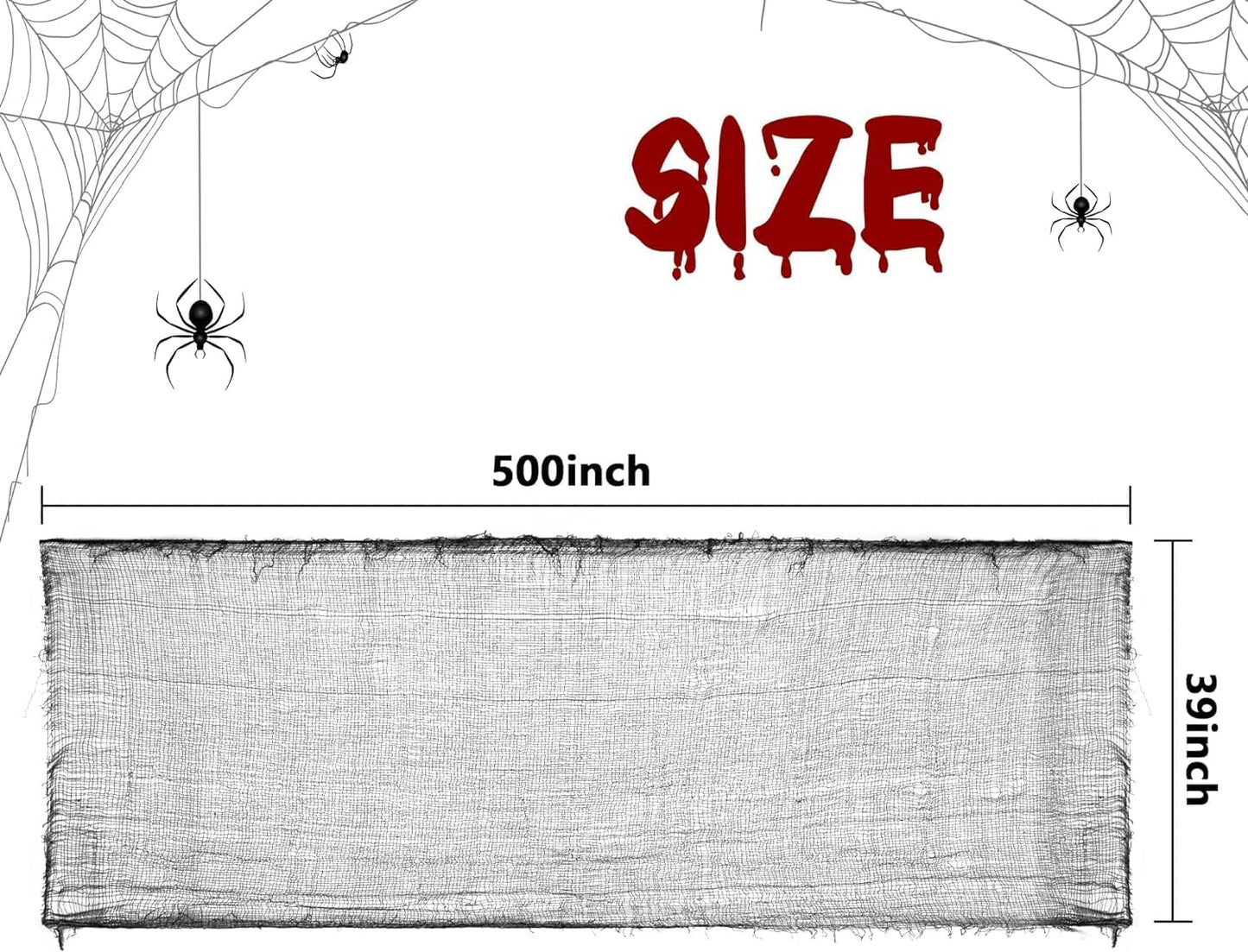 Halloween-Stoff, Schwarz-1-12.7m