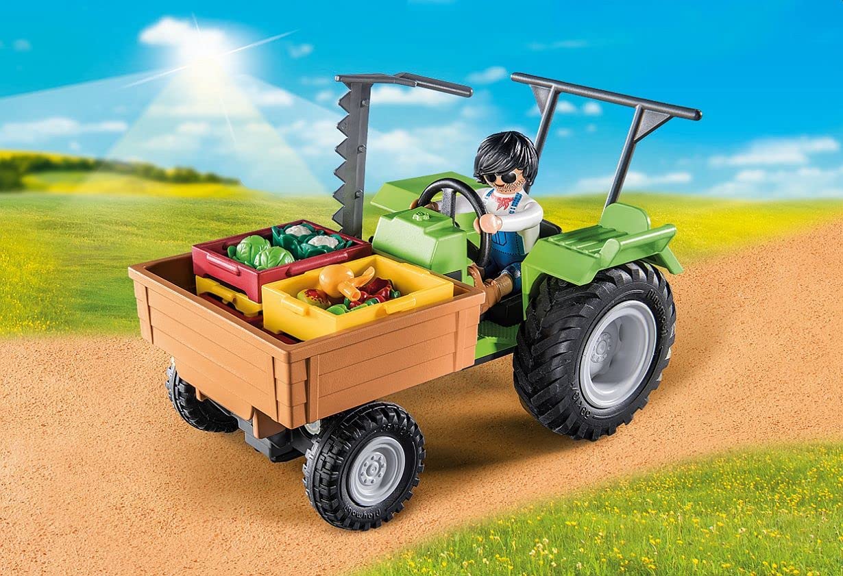 71249 Traktor mit Hänger, Konstruktionsspielzeug
