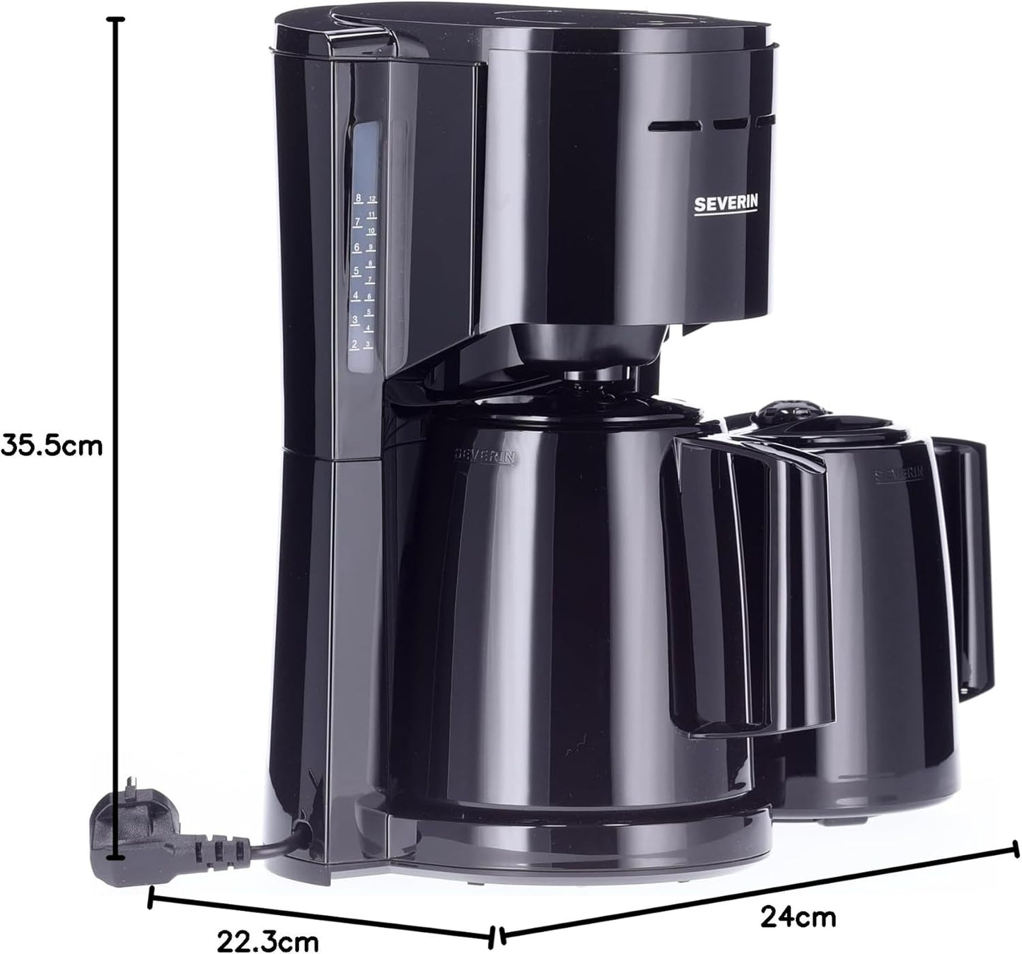 KA9307 Filterkaffeemaschine, Schwarz , 8 Tassen